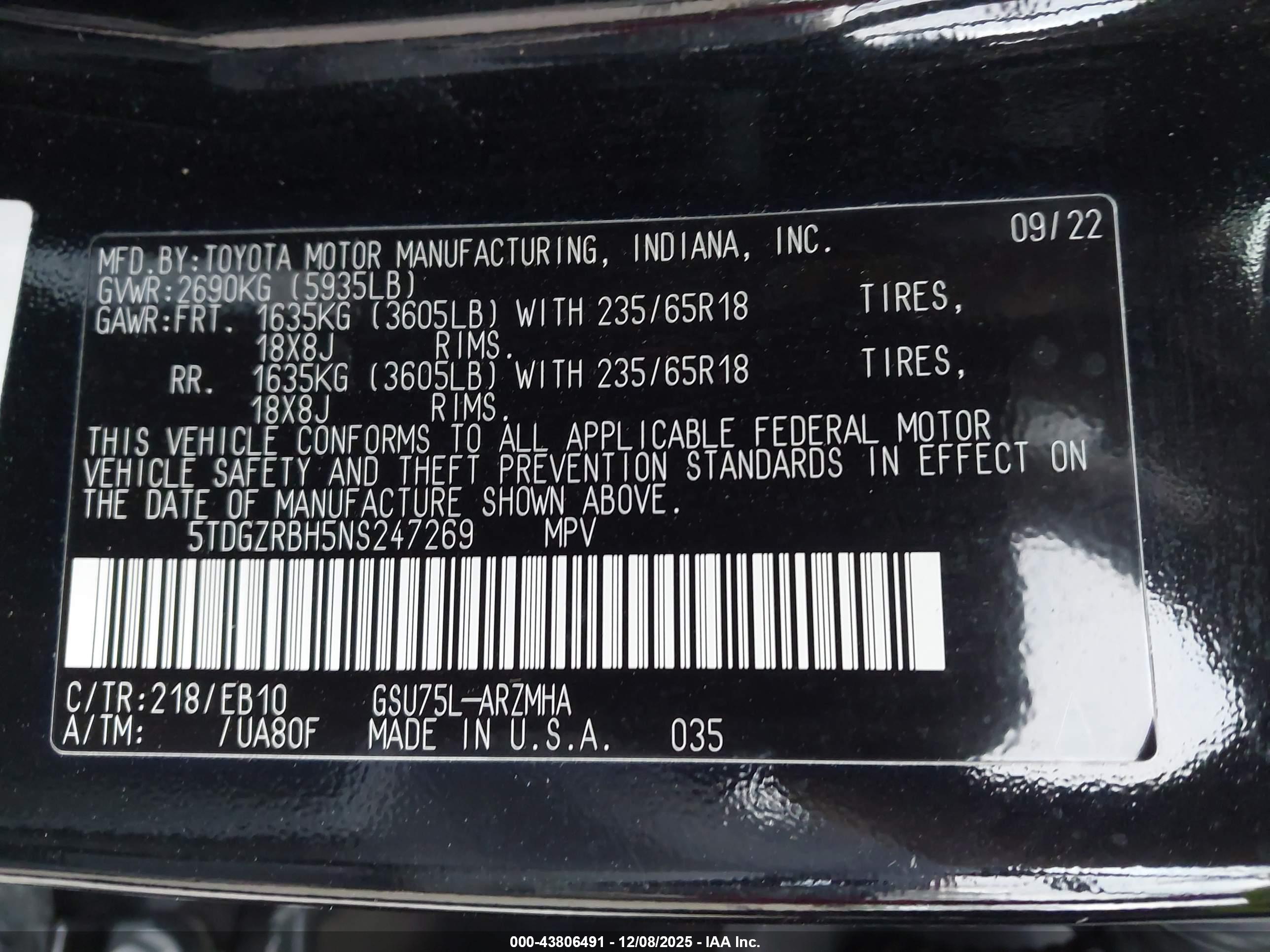 TOYOTA HIGHLANDER image 9