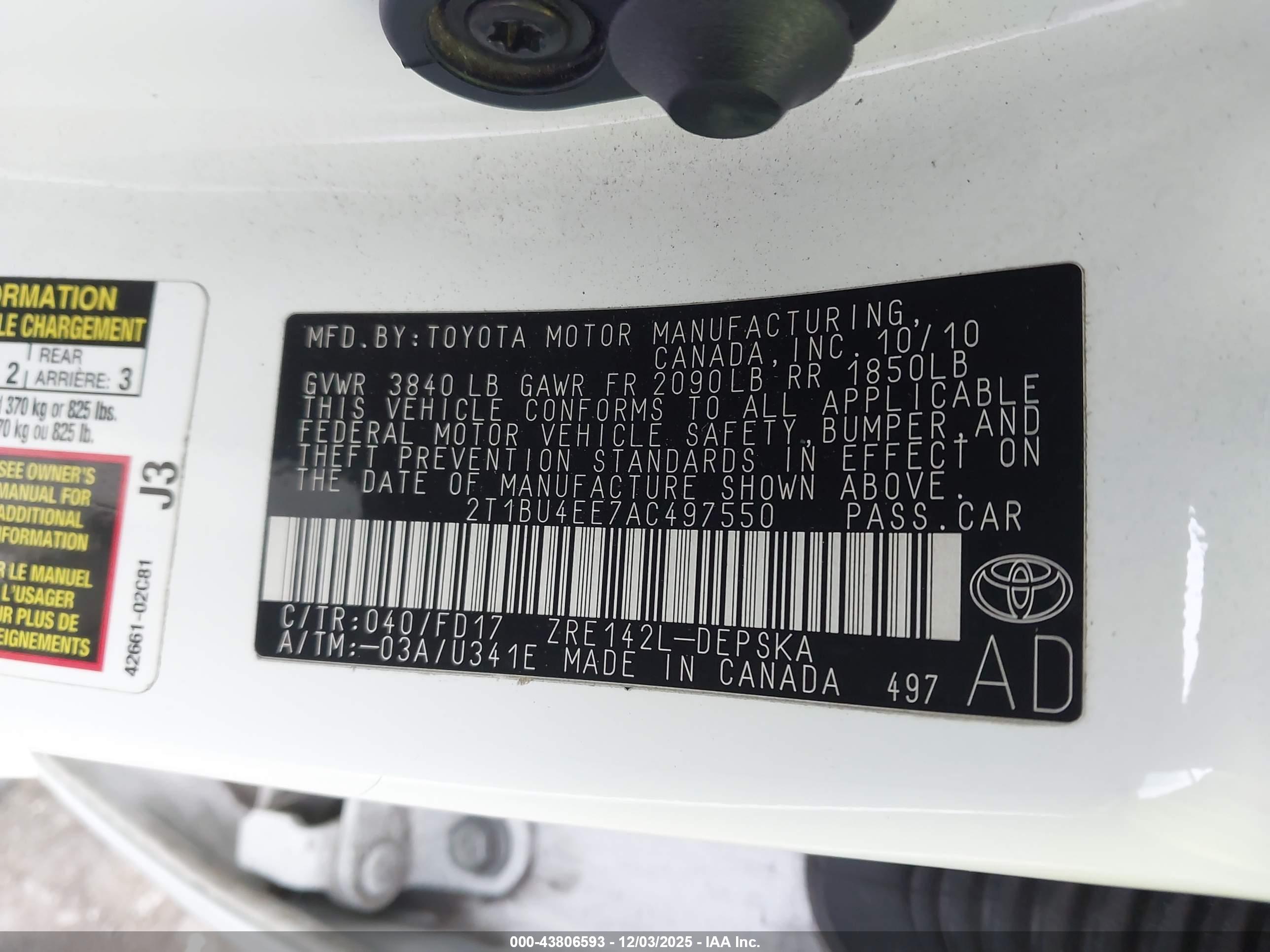 TOYOTA COROLLA image 9