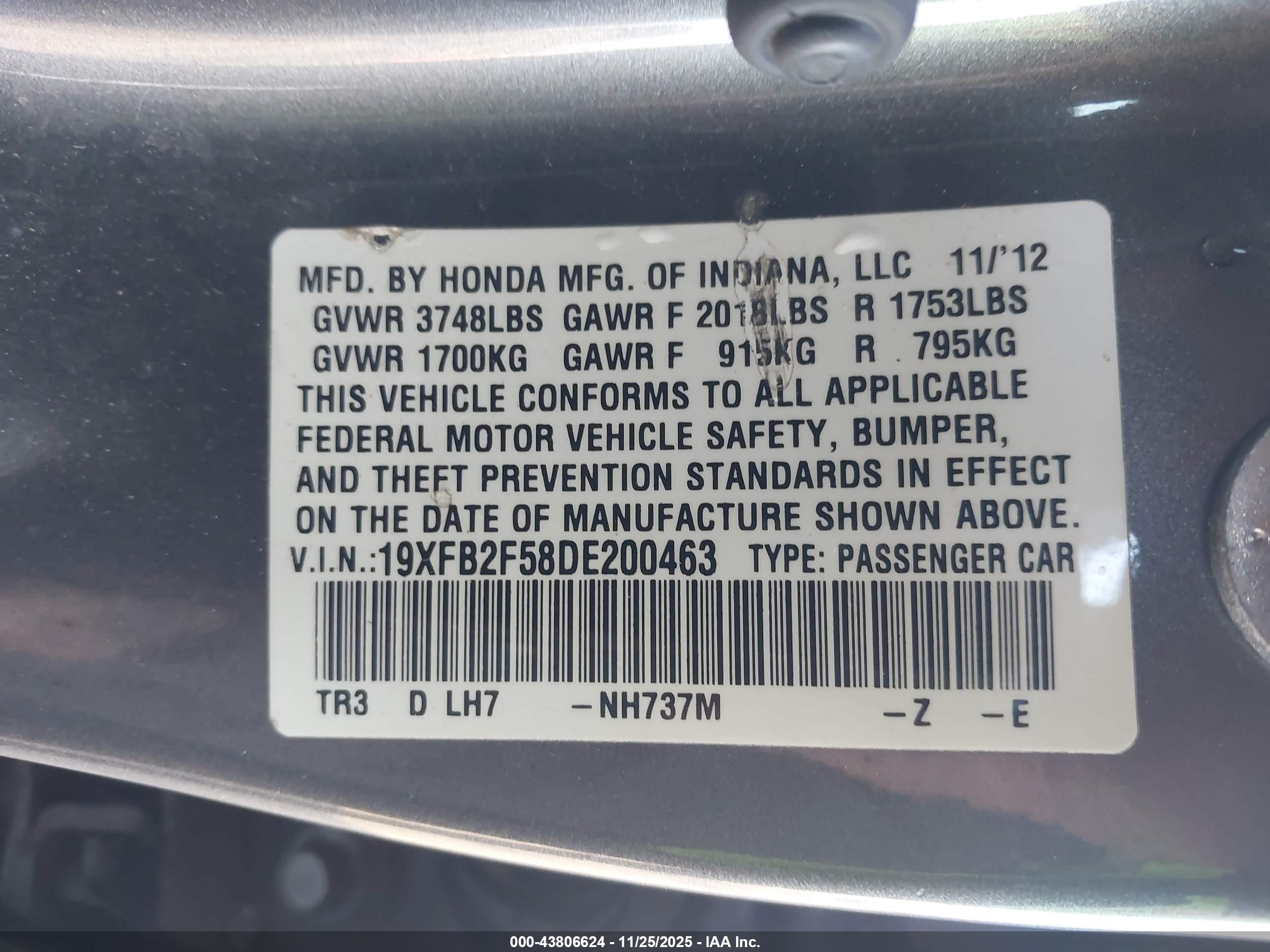 HONDA CIVIC image 9