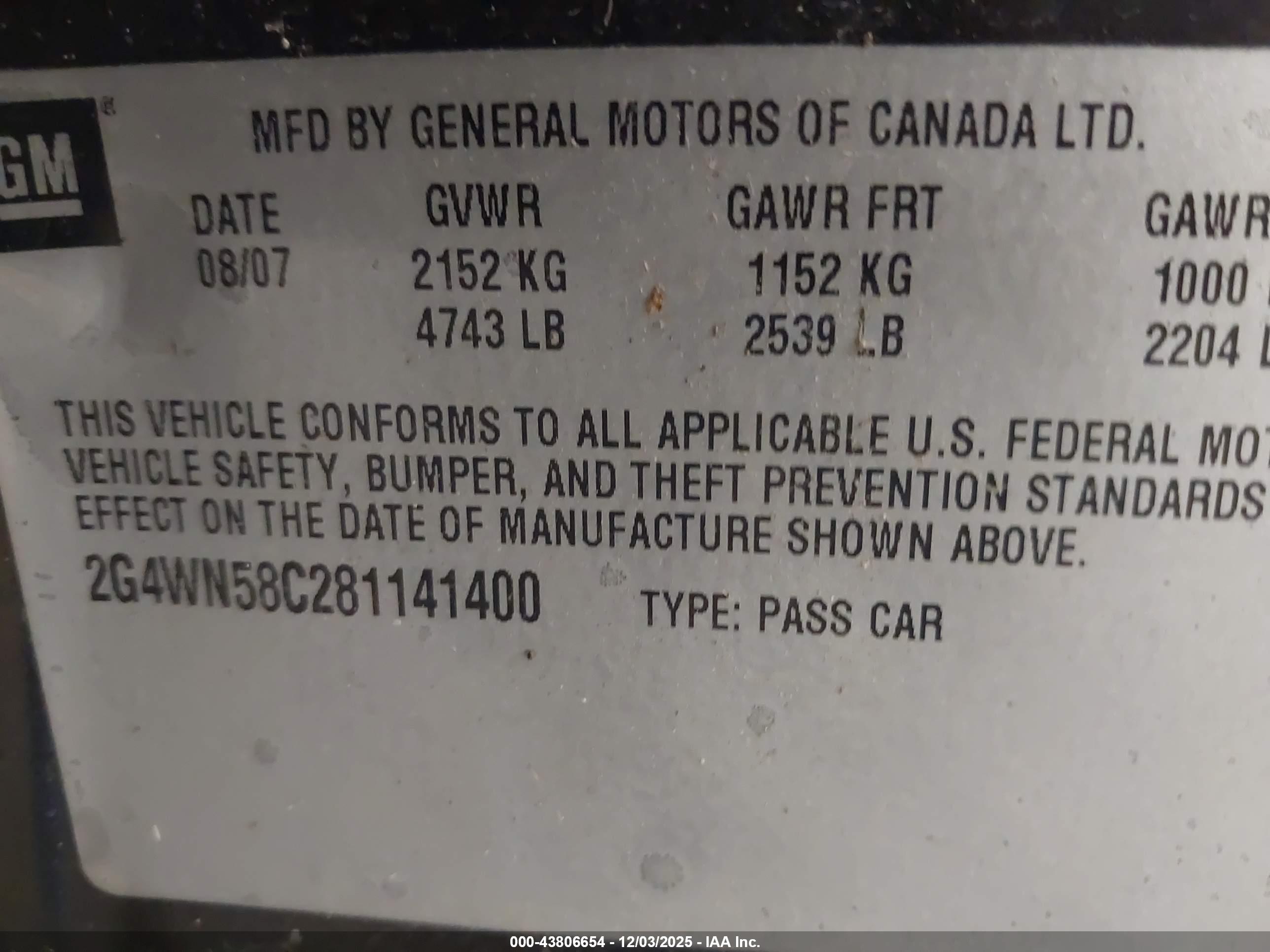 BUICK LACROSSE image 9