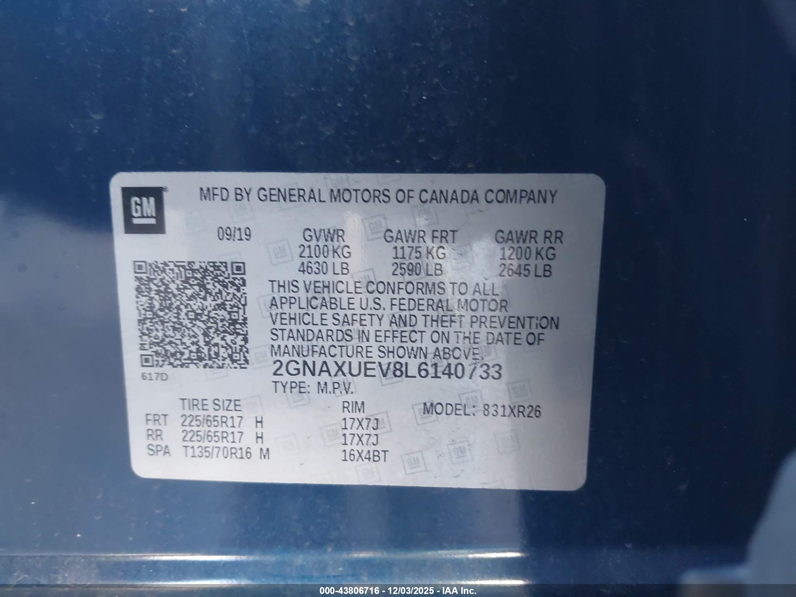 CHEVROLET EQUINOX image 9