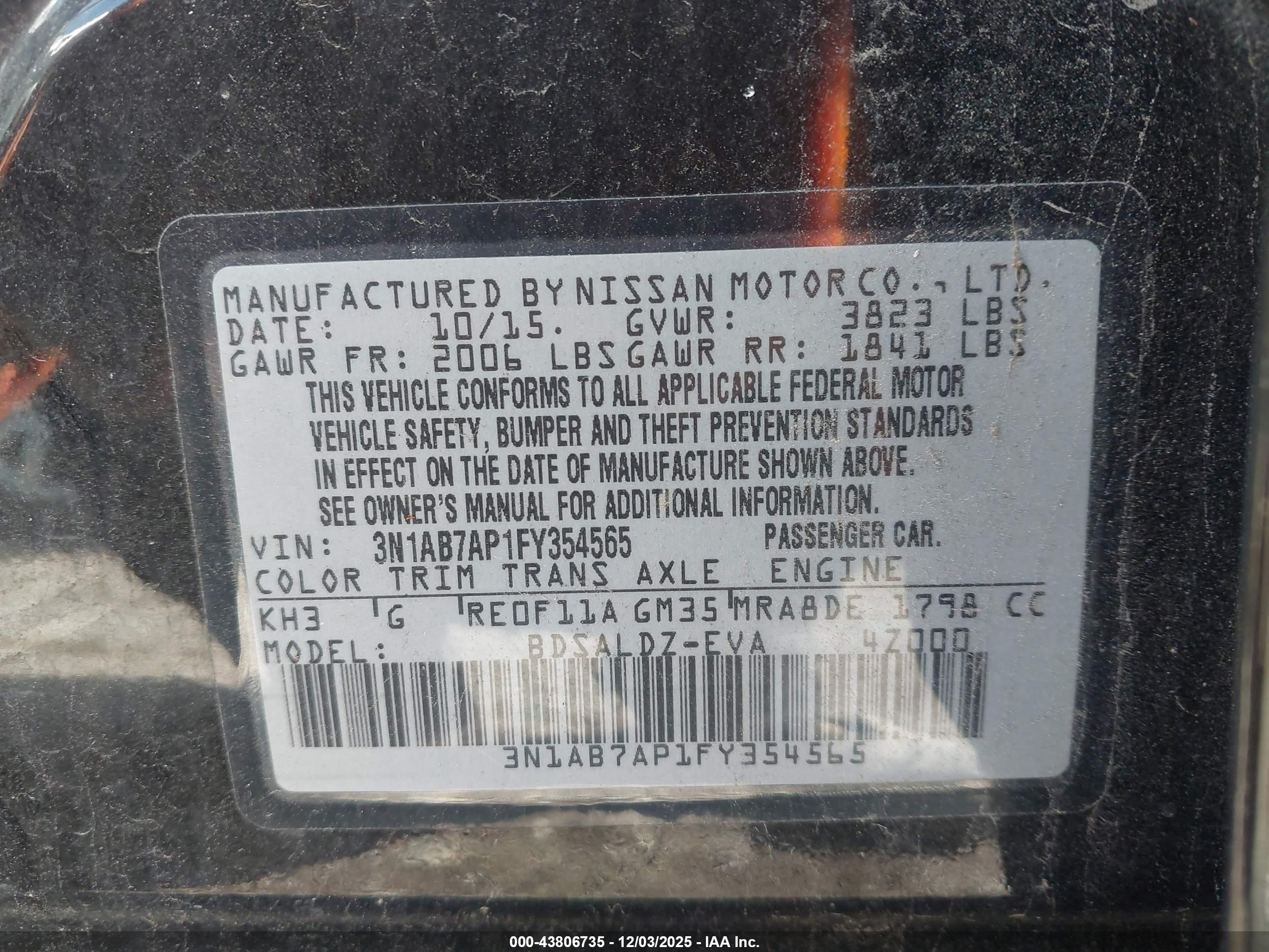 NISSAN SENTRA image 9