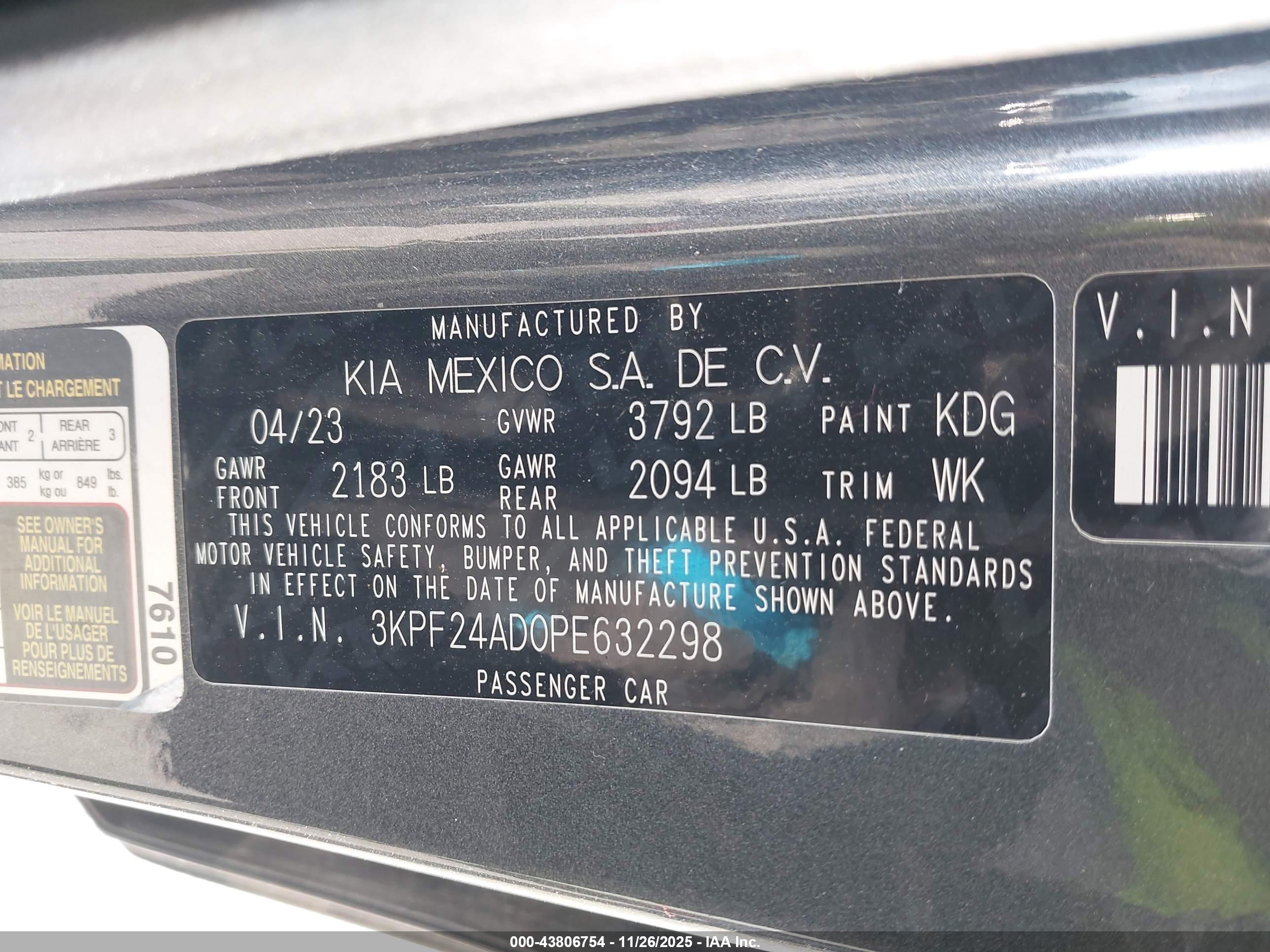 KIA FORTE image 9