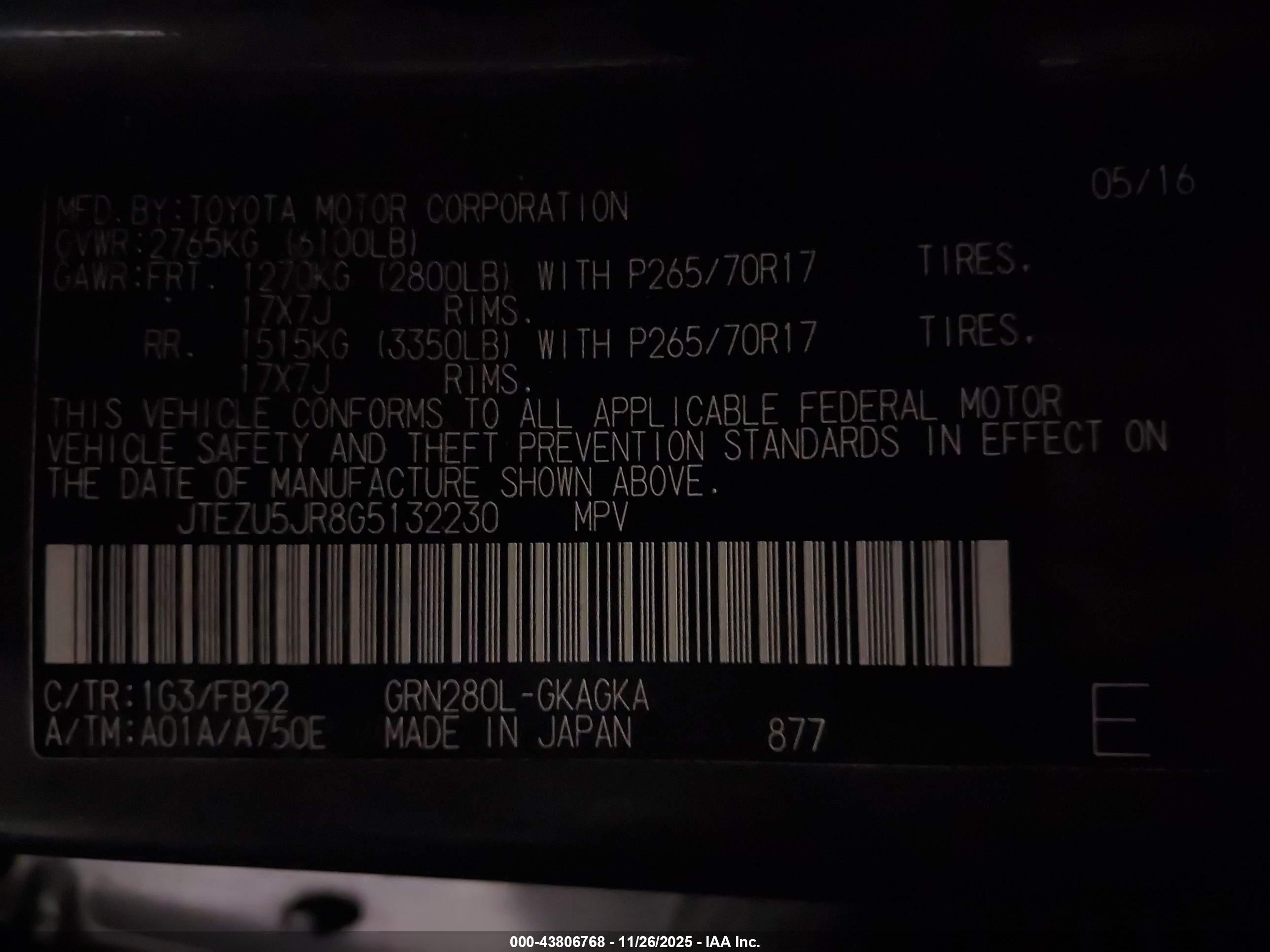 TOYOTA 4RUNNER image 9