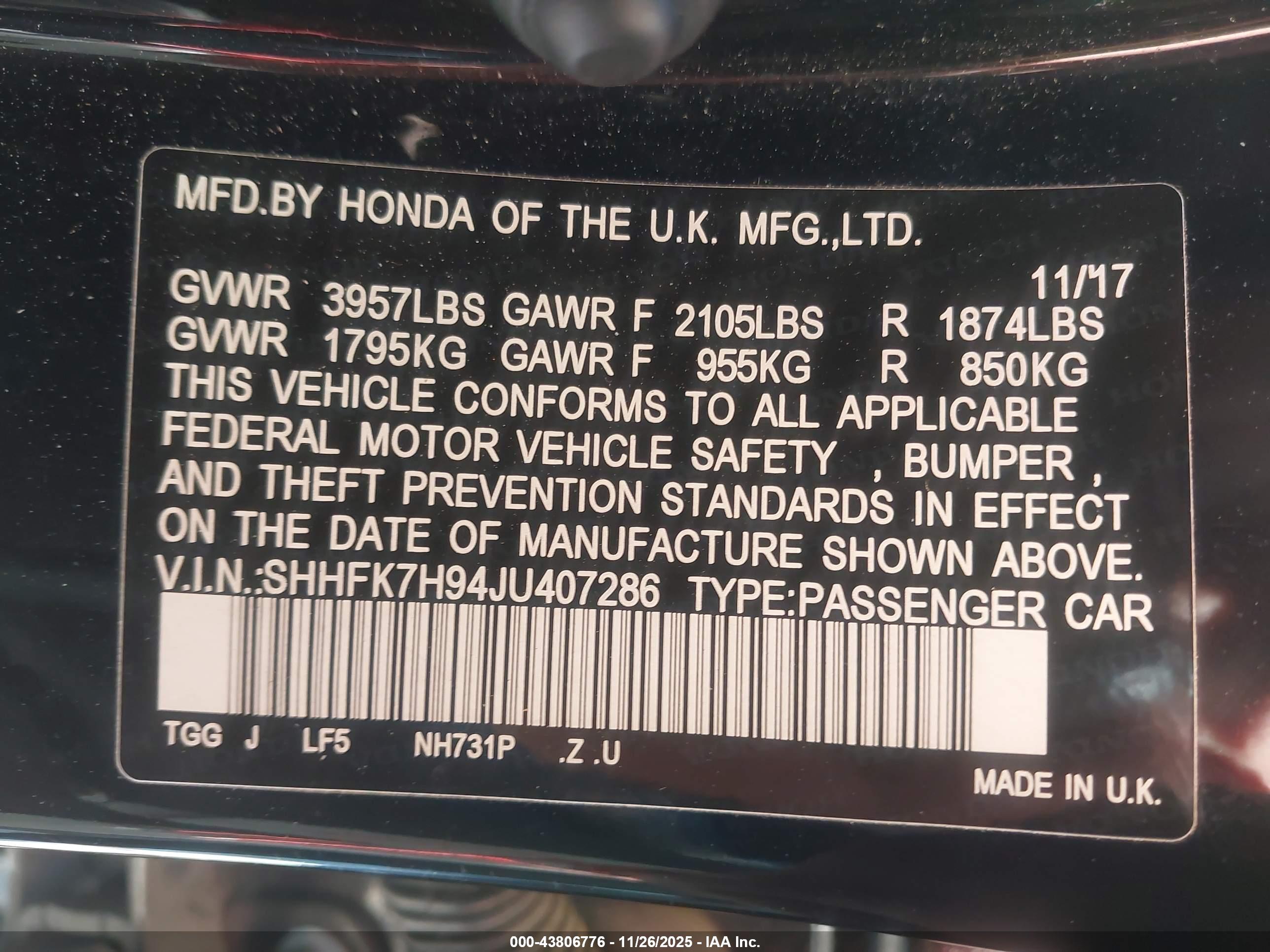 HONDA CIVIC image 9