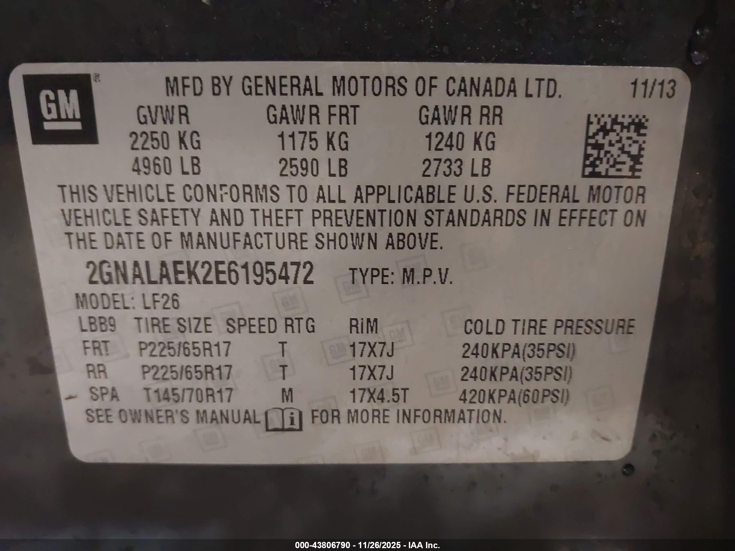 CHEVROLET EQUINOX image 9