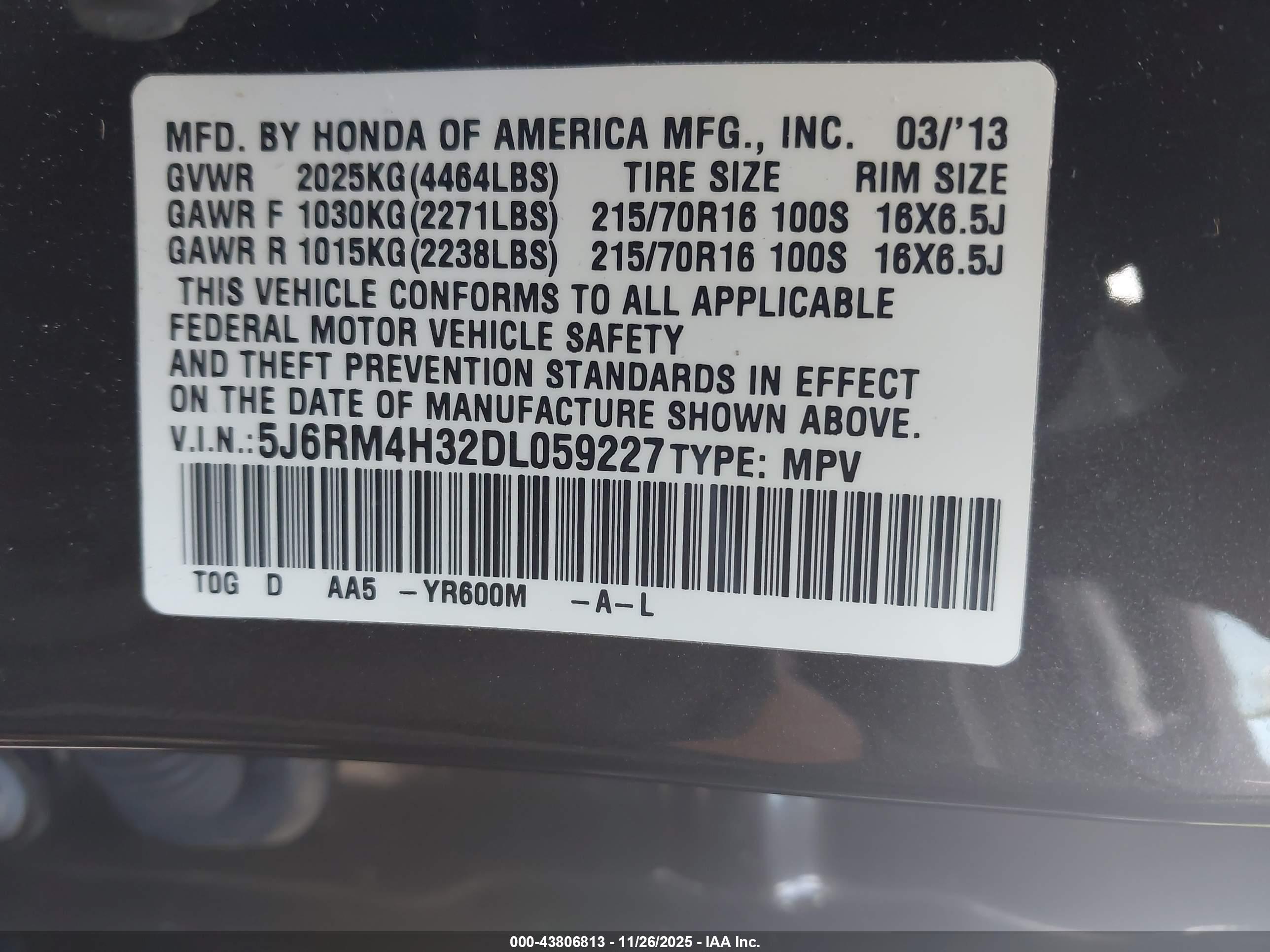 HONDA CR-V image 9