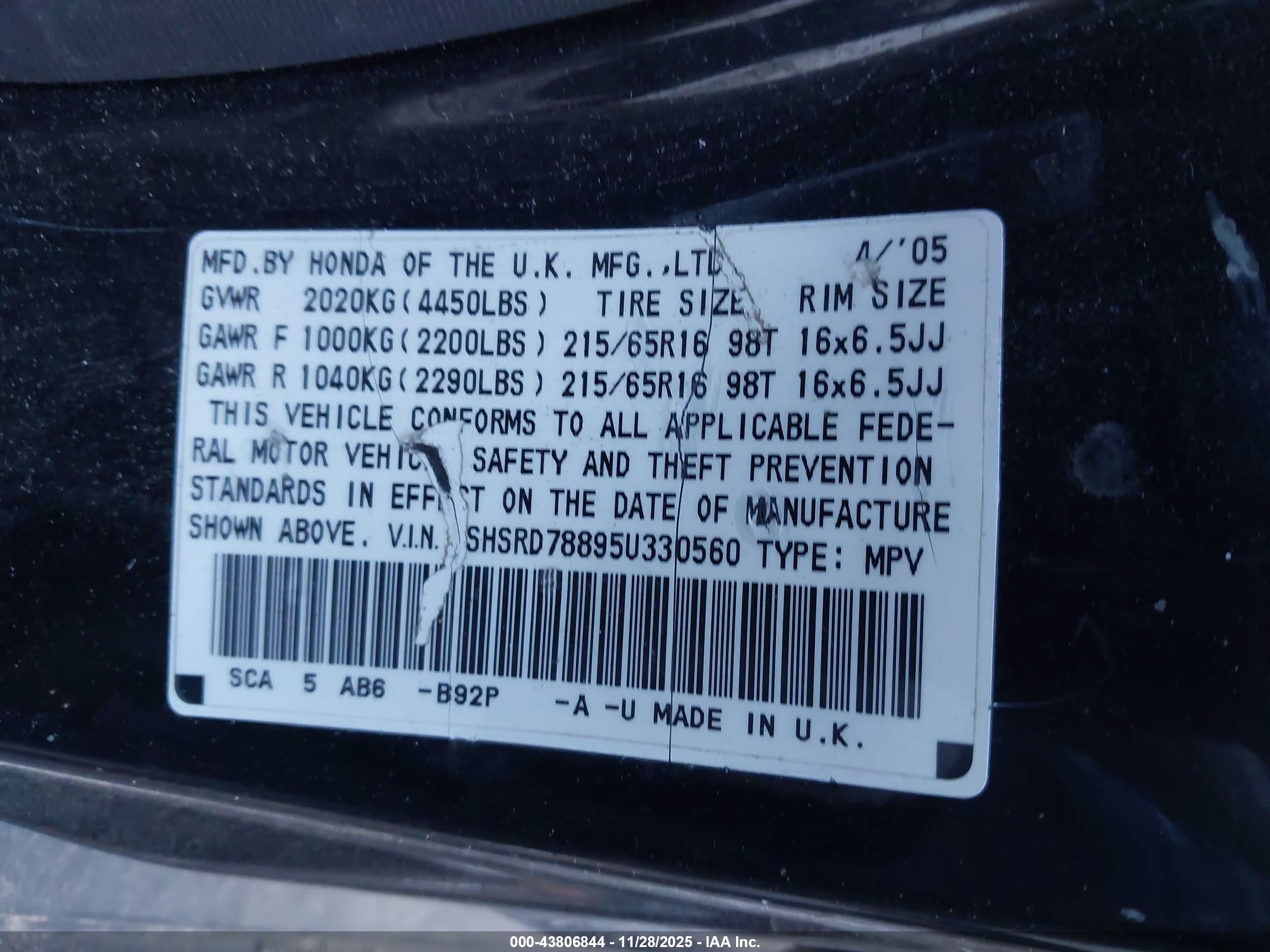 HONDA CR-V image 9