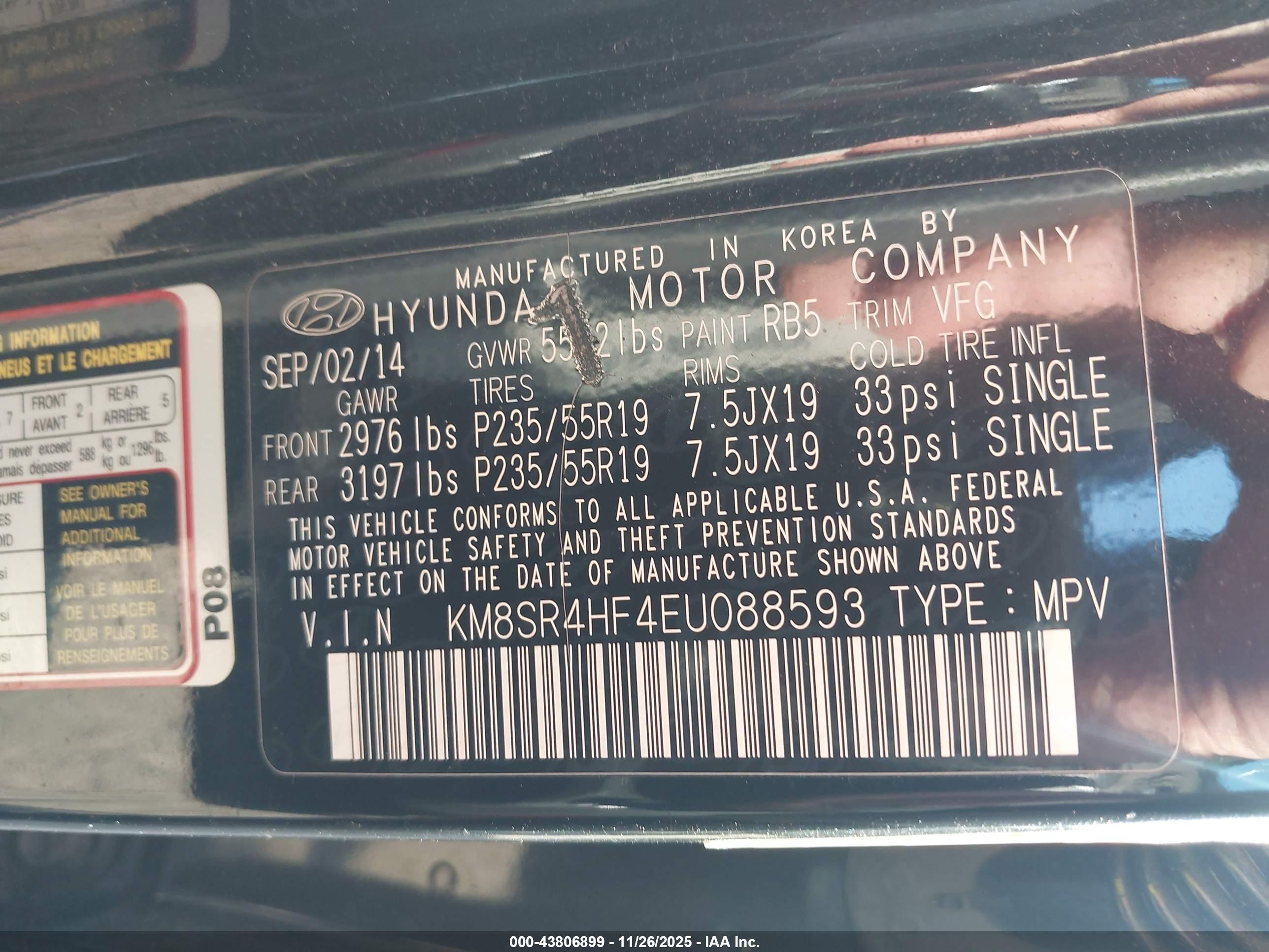 HYUNDAI SANTA image 9