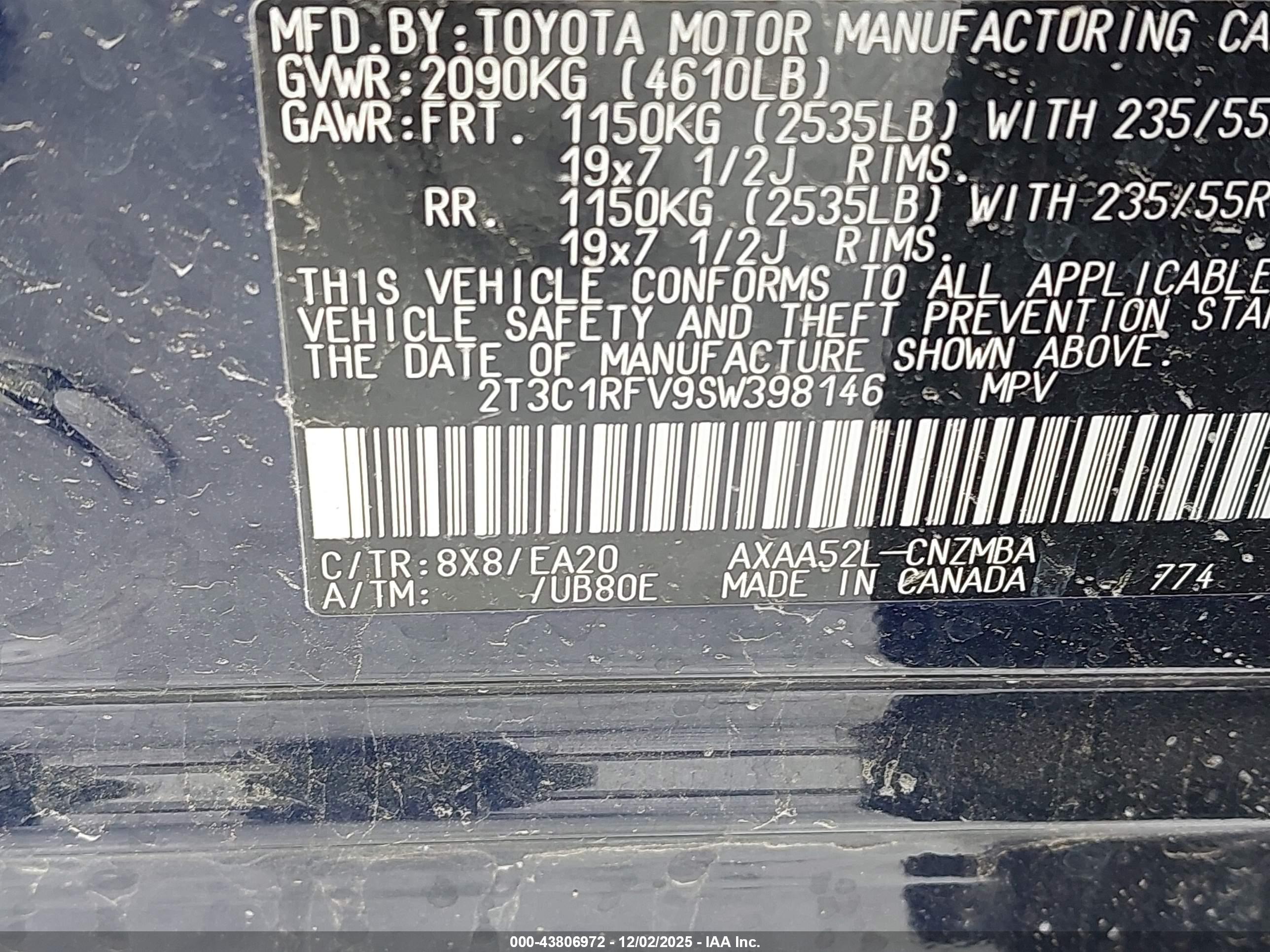 TOYOTA RAV4 image 9