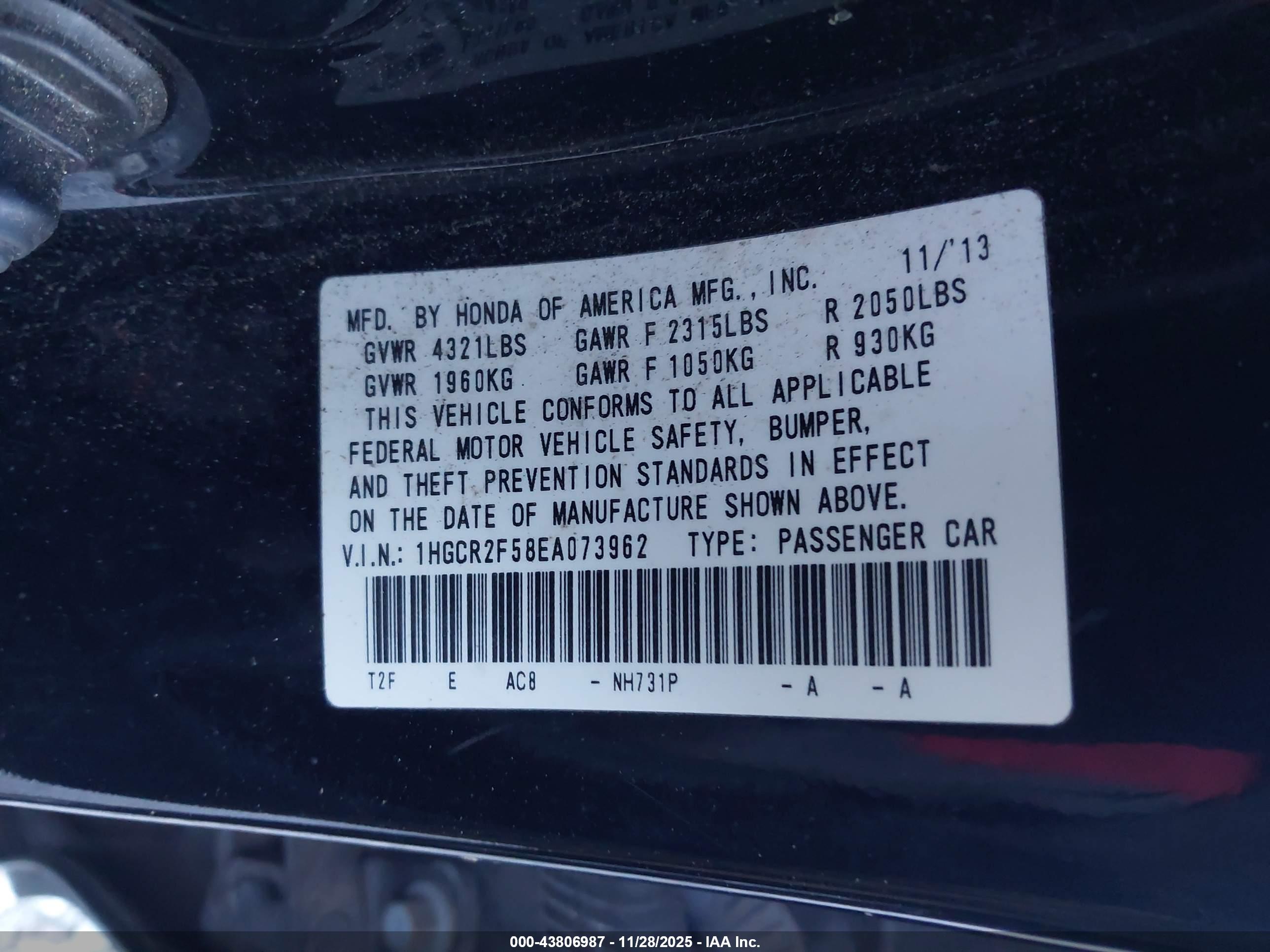 HONDA ACCORD image 9