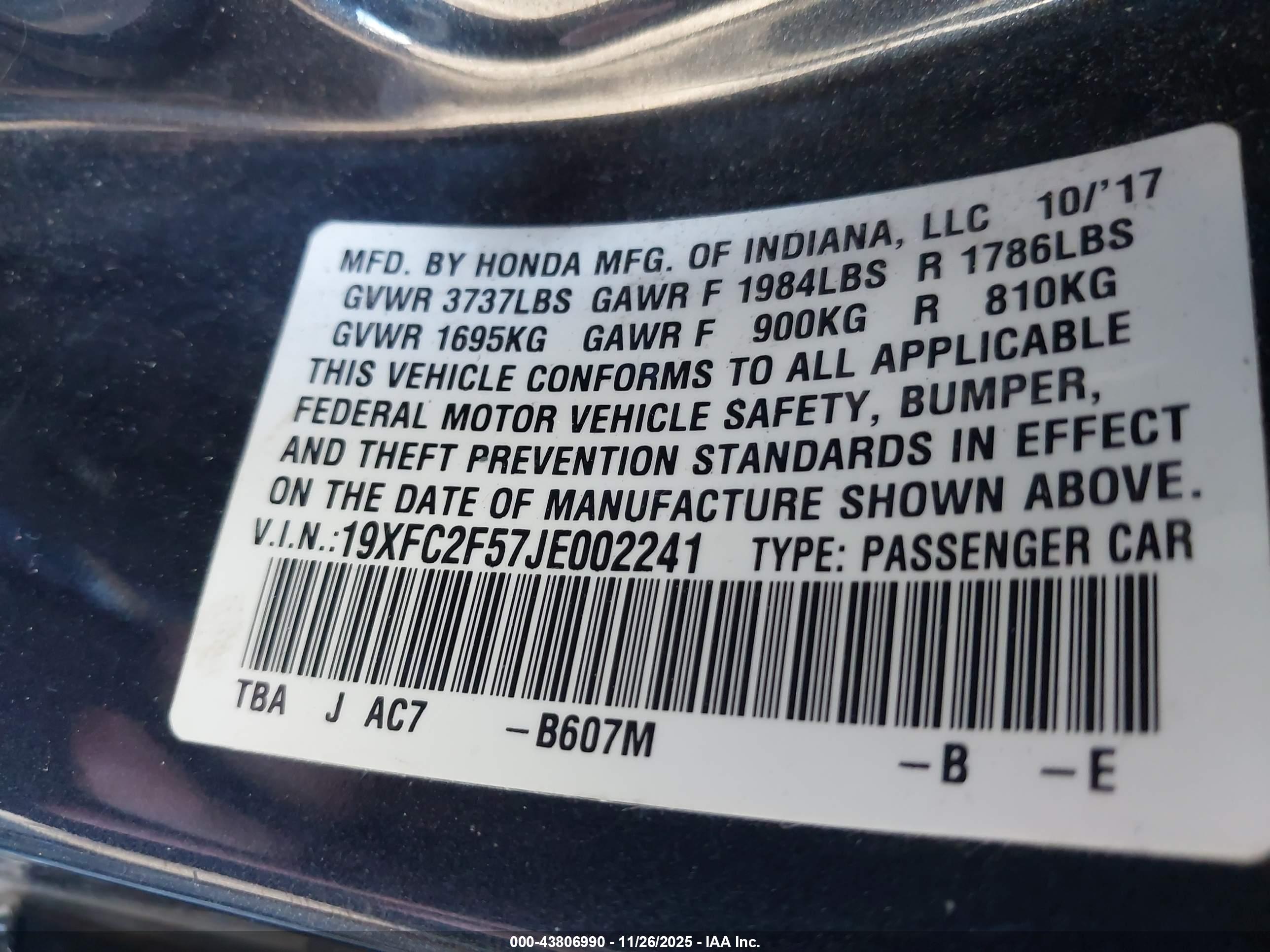 HONDA CIVIC image 9