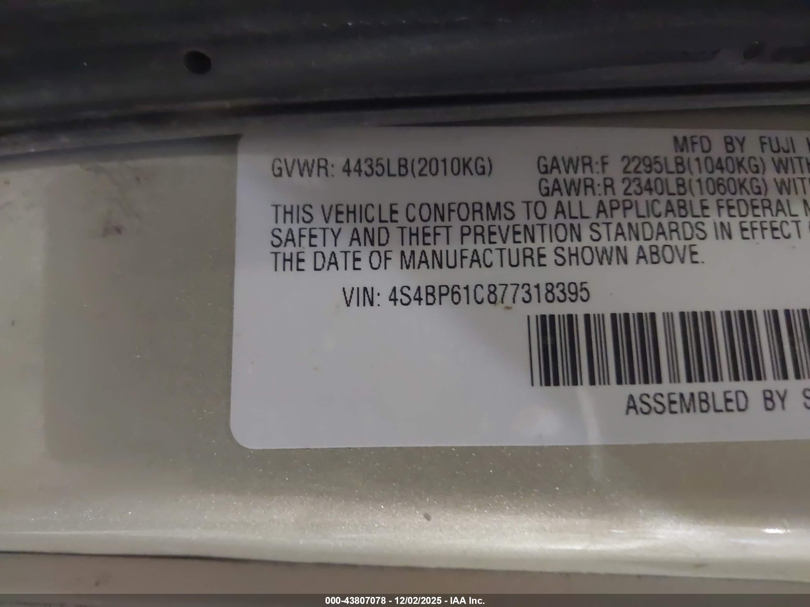 SUBARU OUTBACK image 9