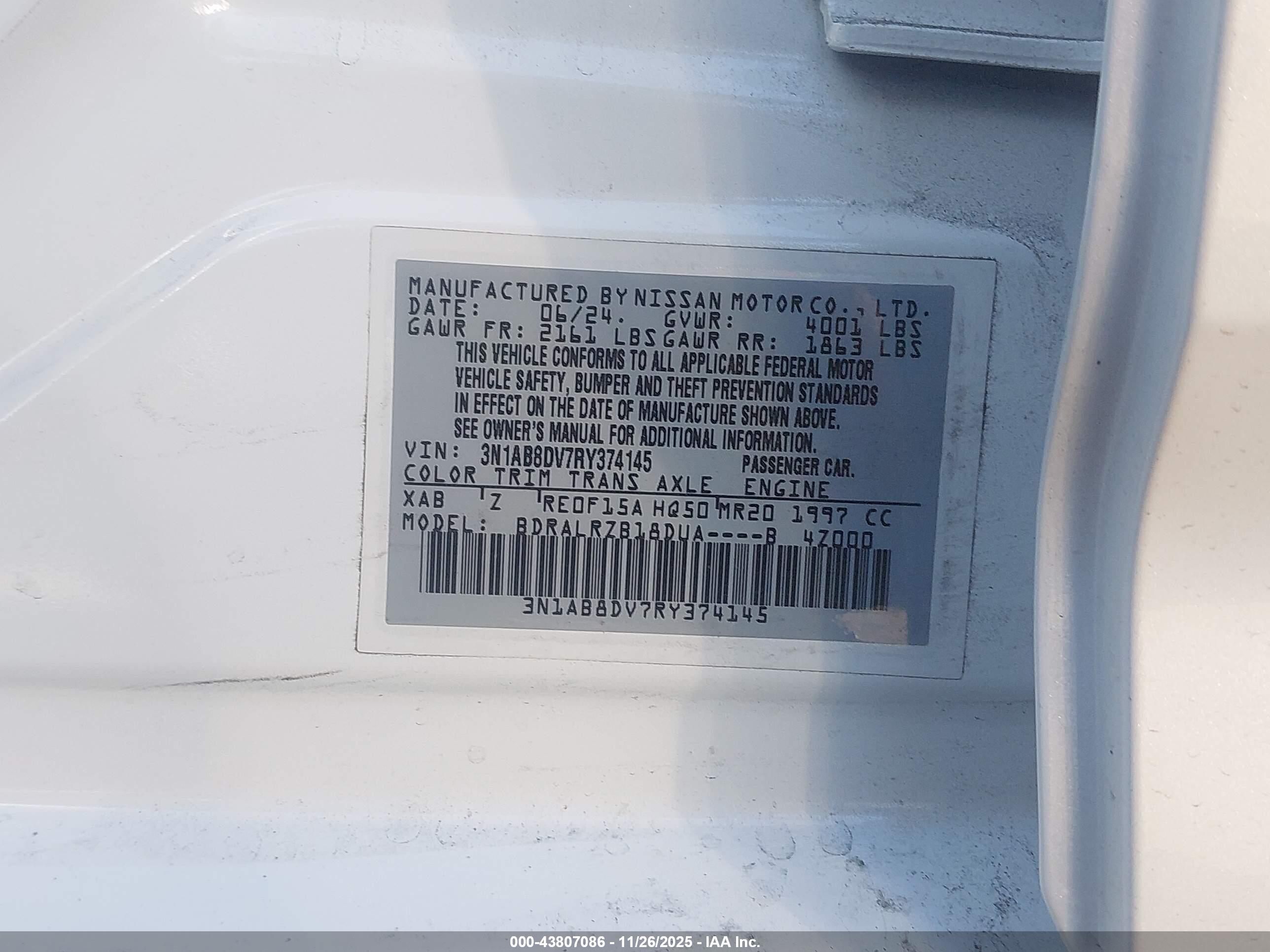 NISSAN SENTRA image 9