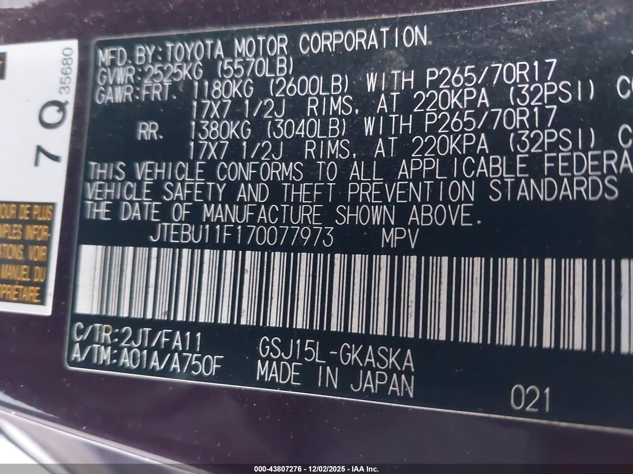 TOYOTA FJ image 9