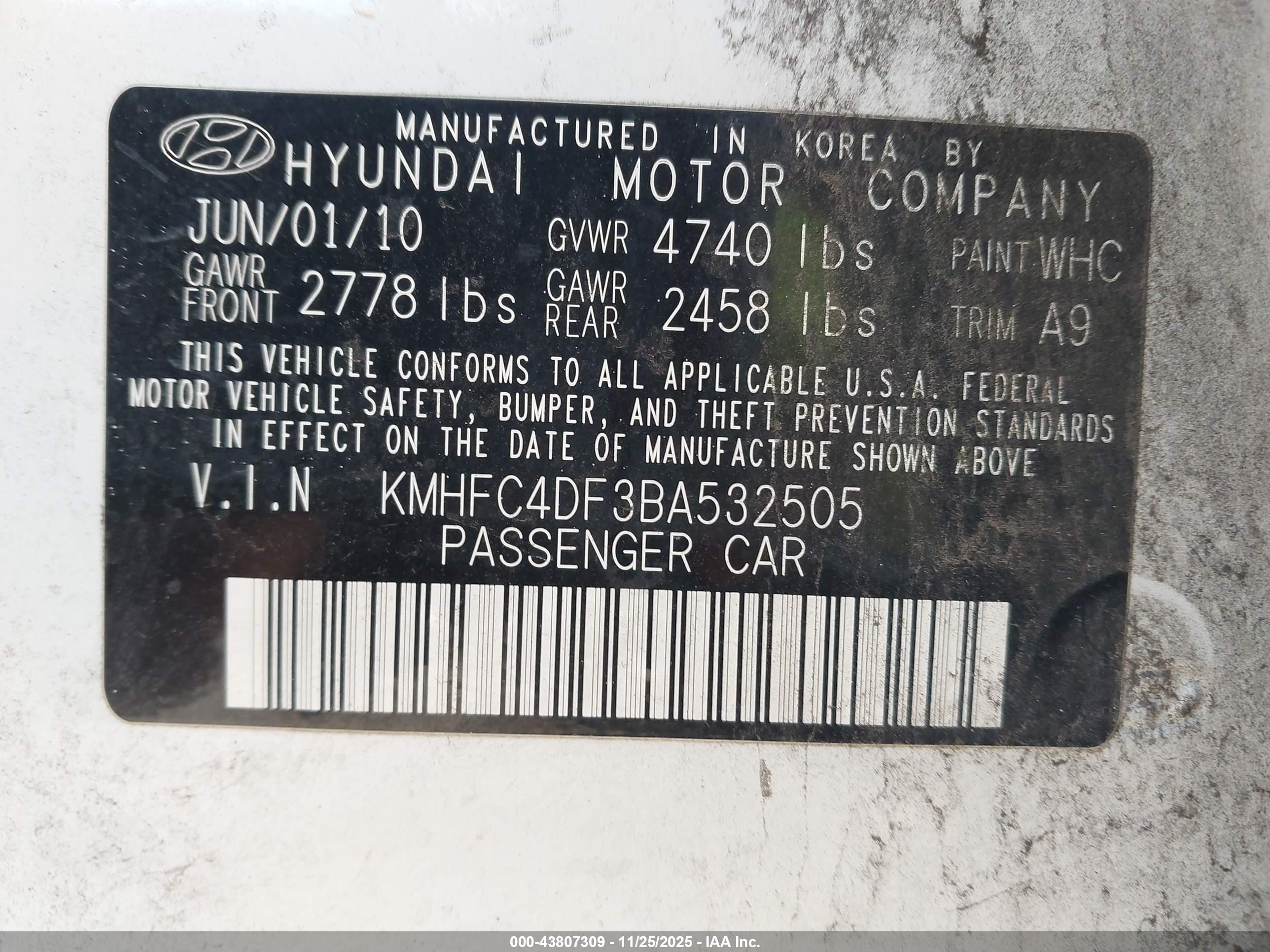 HYUNDAI AZERA image 9