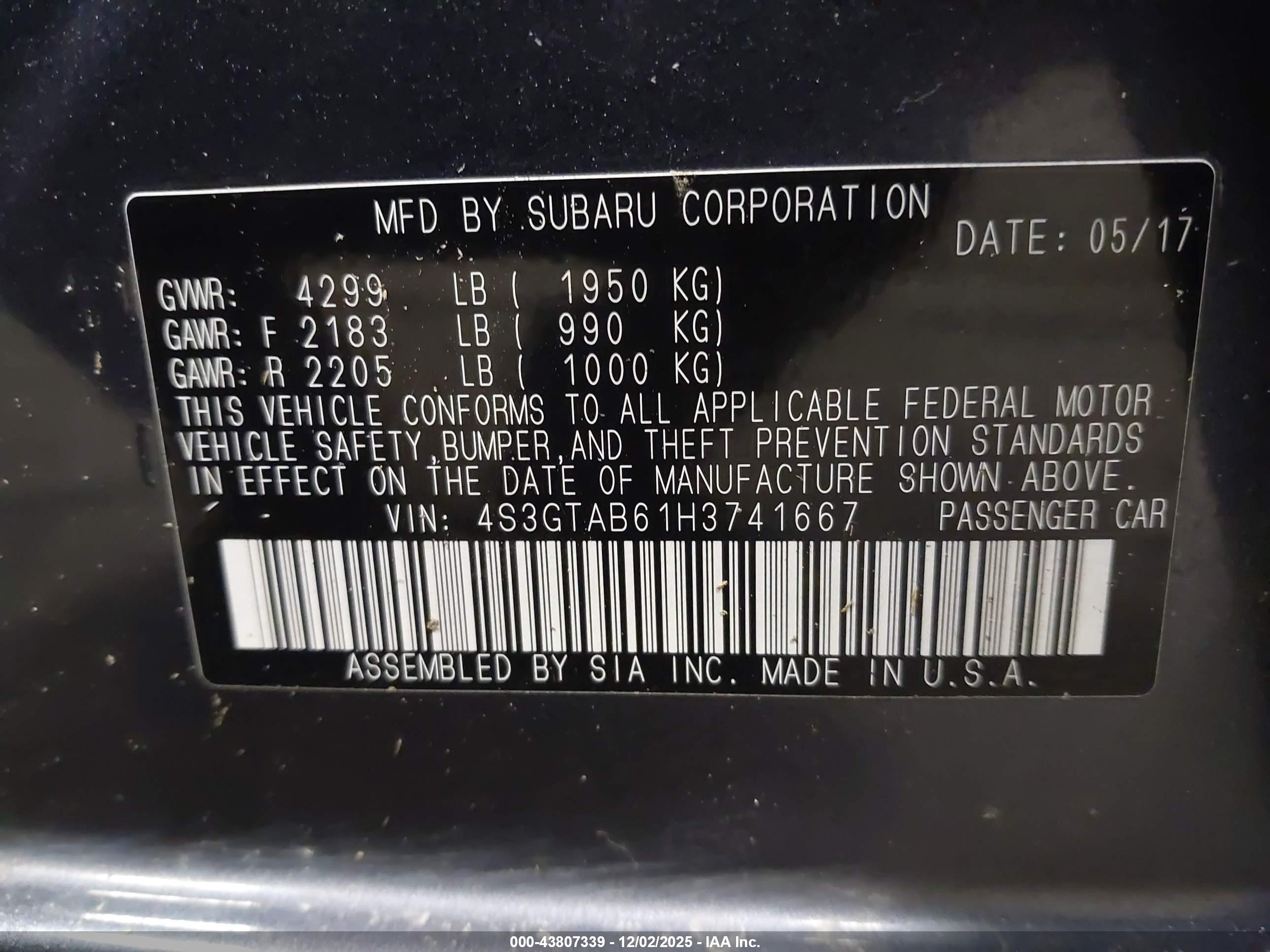 SUBARU IMPREZA image 9