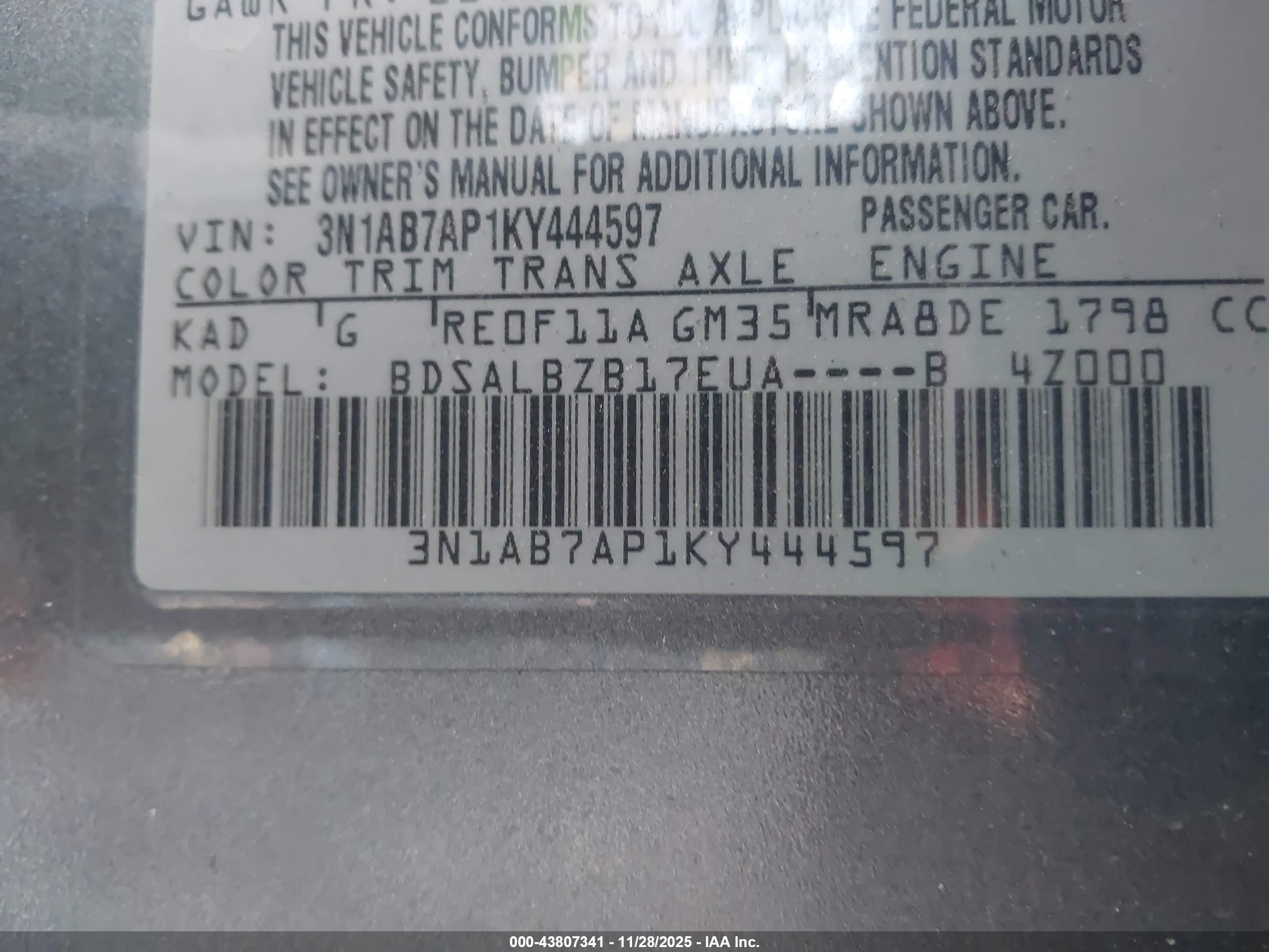 NISSAN SENTRA image 9