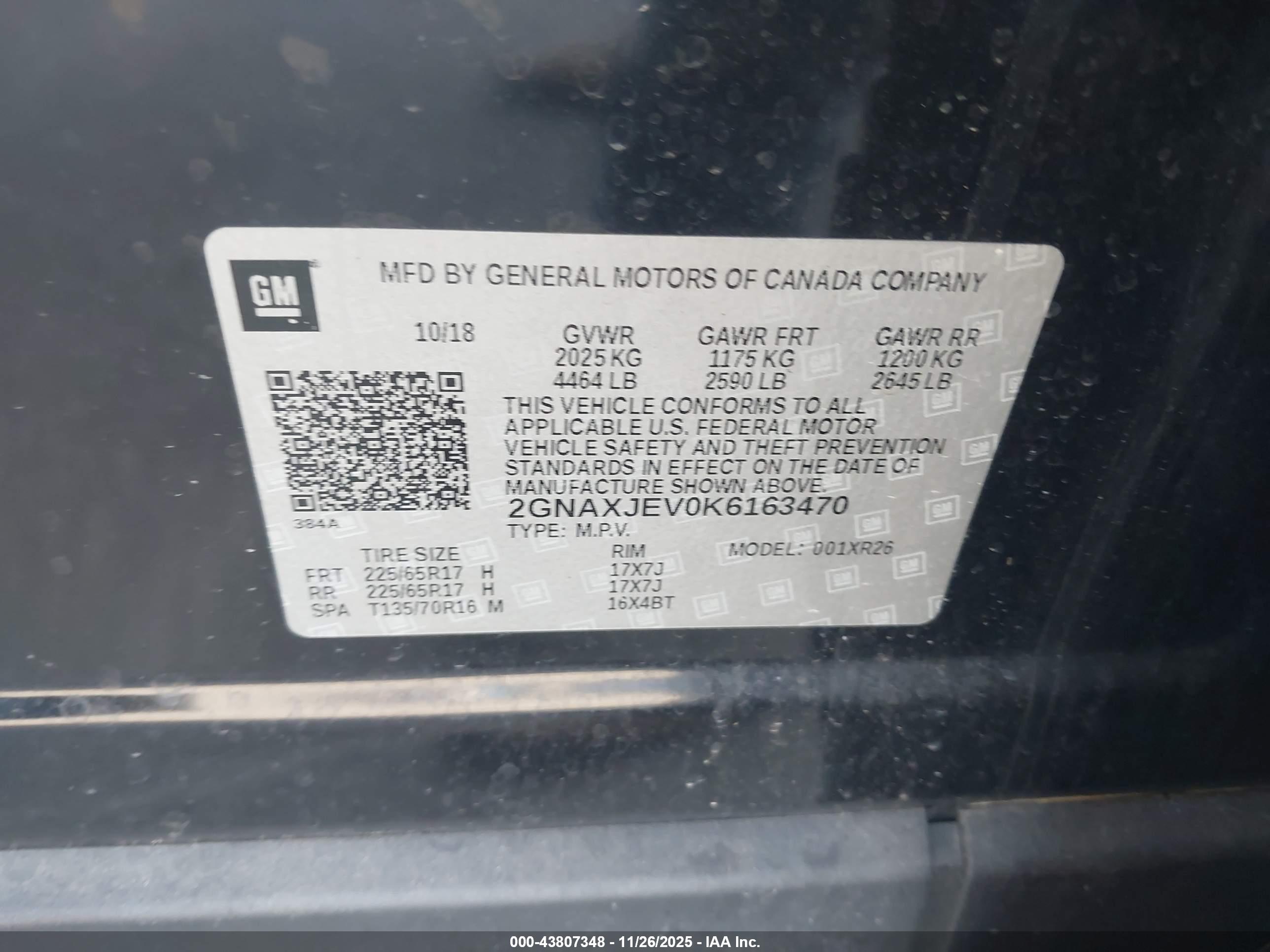 CHEVROLET EQUINOX image 9