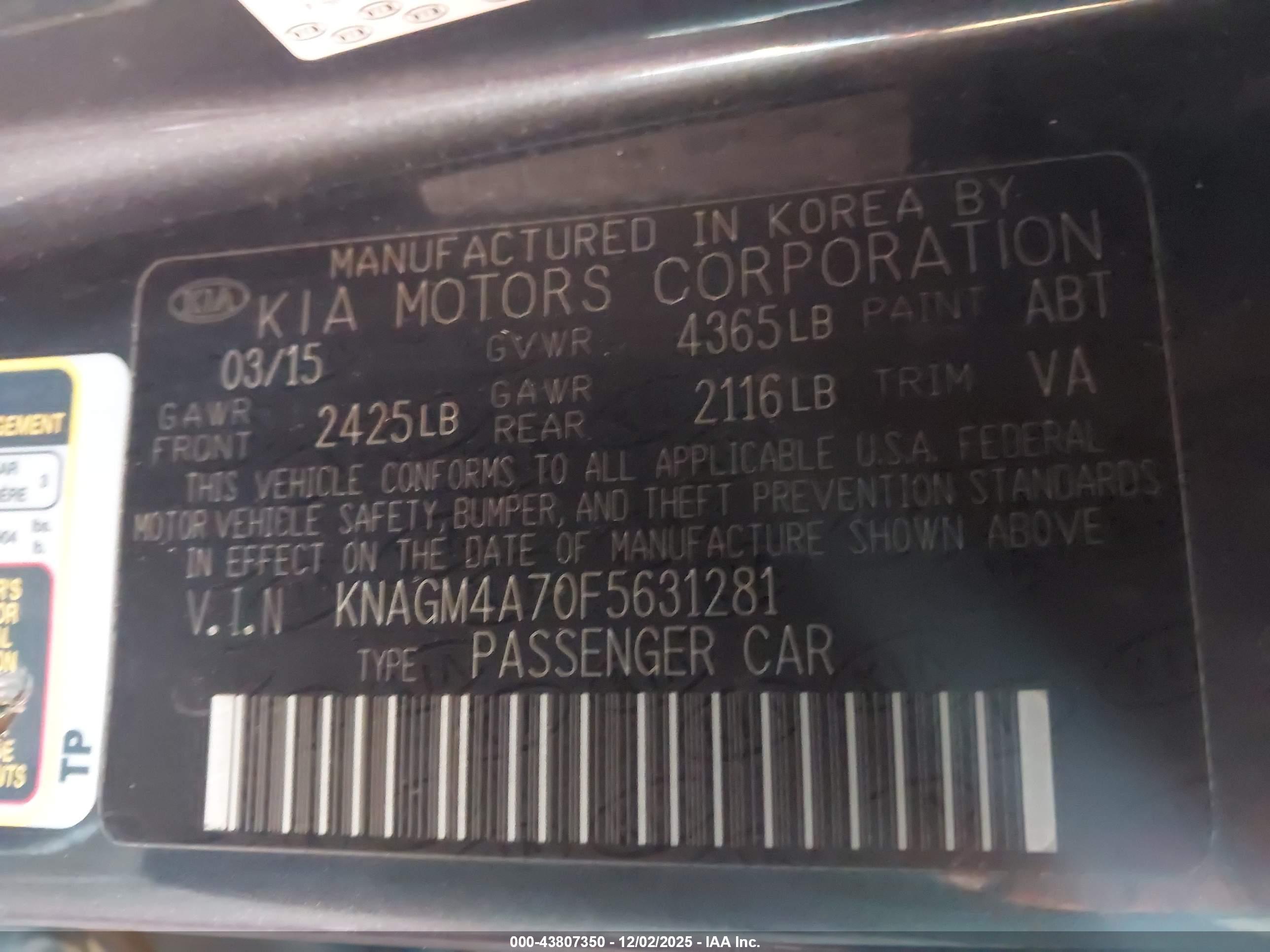KIA OPTIMA image 9