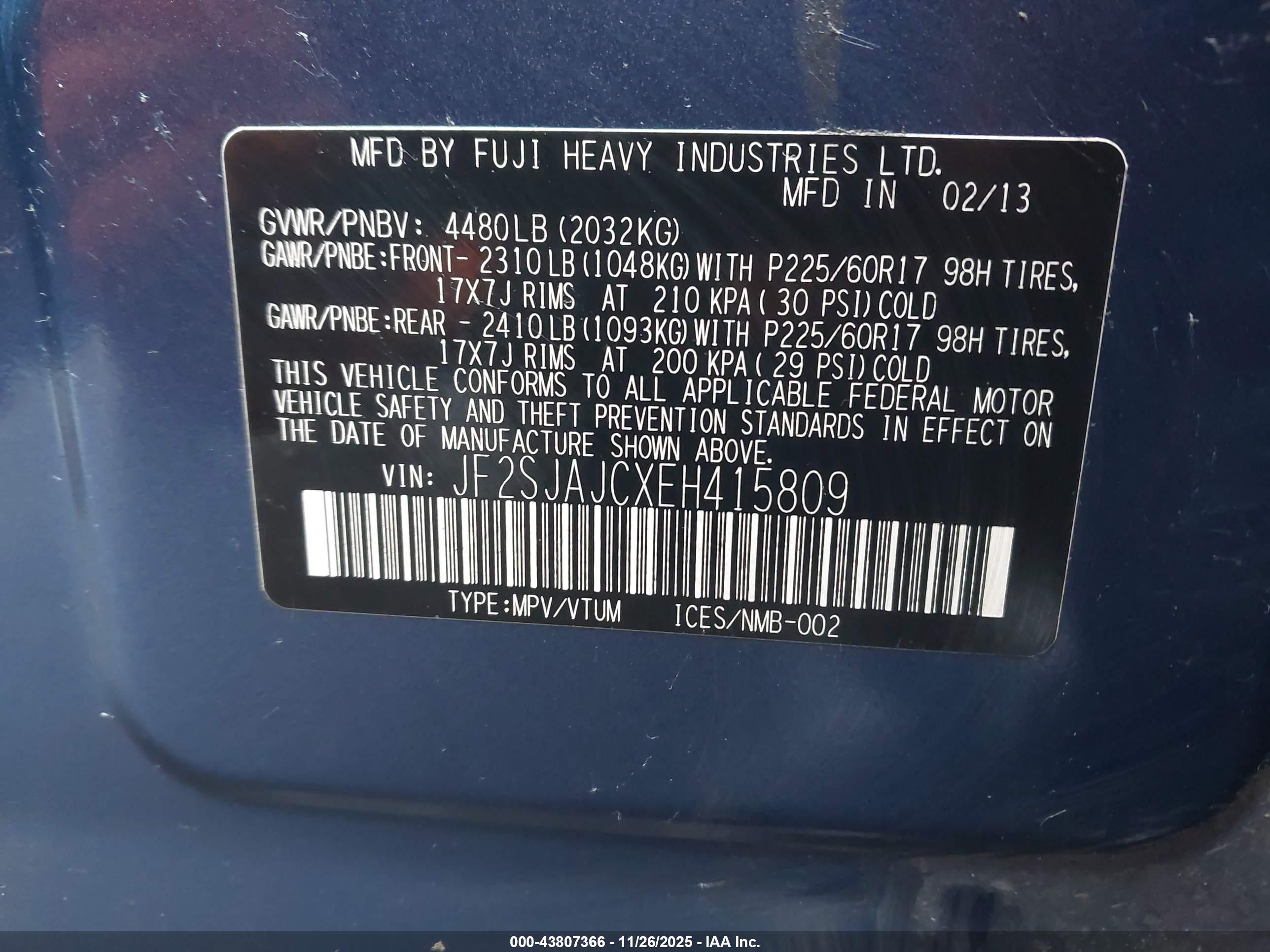 SUBARU FORESTER image 9