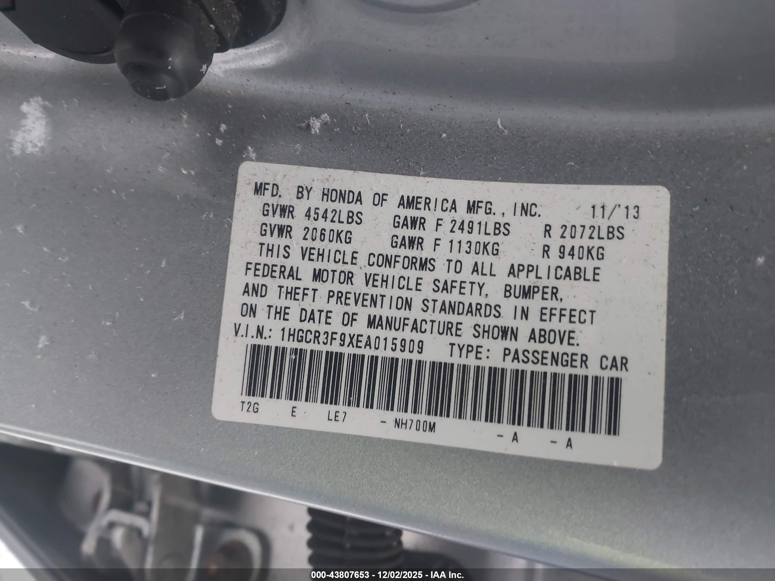HONDA ACCORD image 9