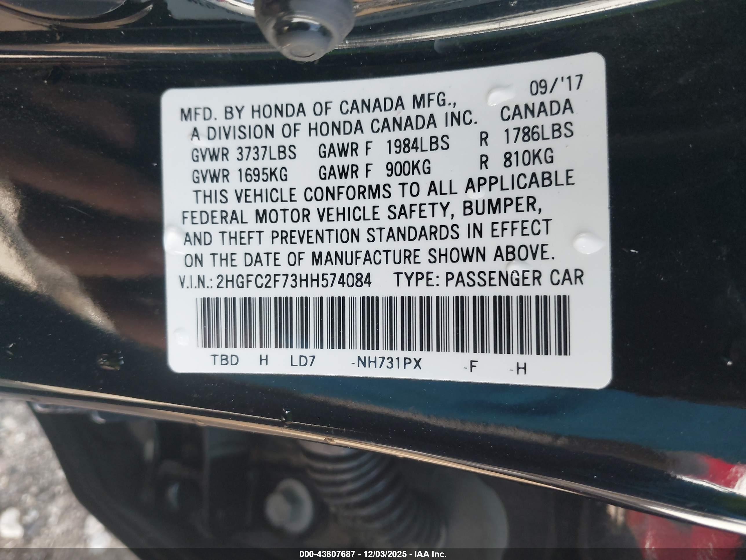 HONDA CIVIC image 9