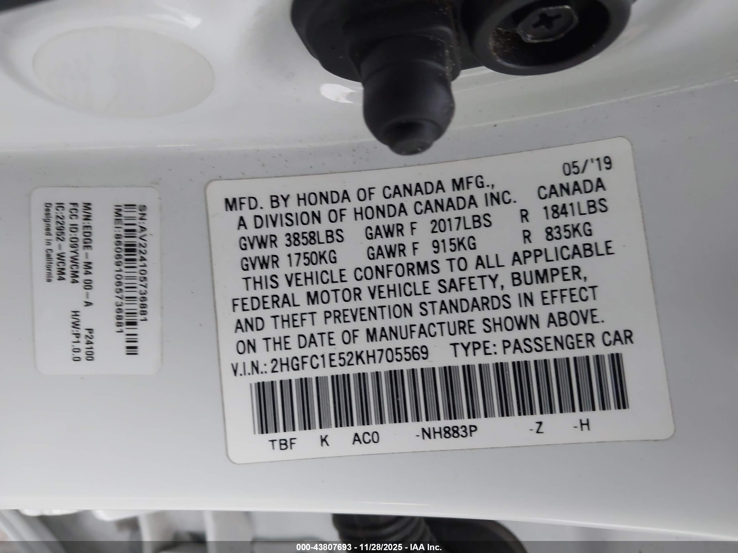 HONDA CIVIC image 9