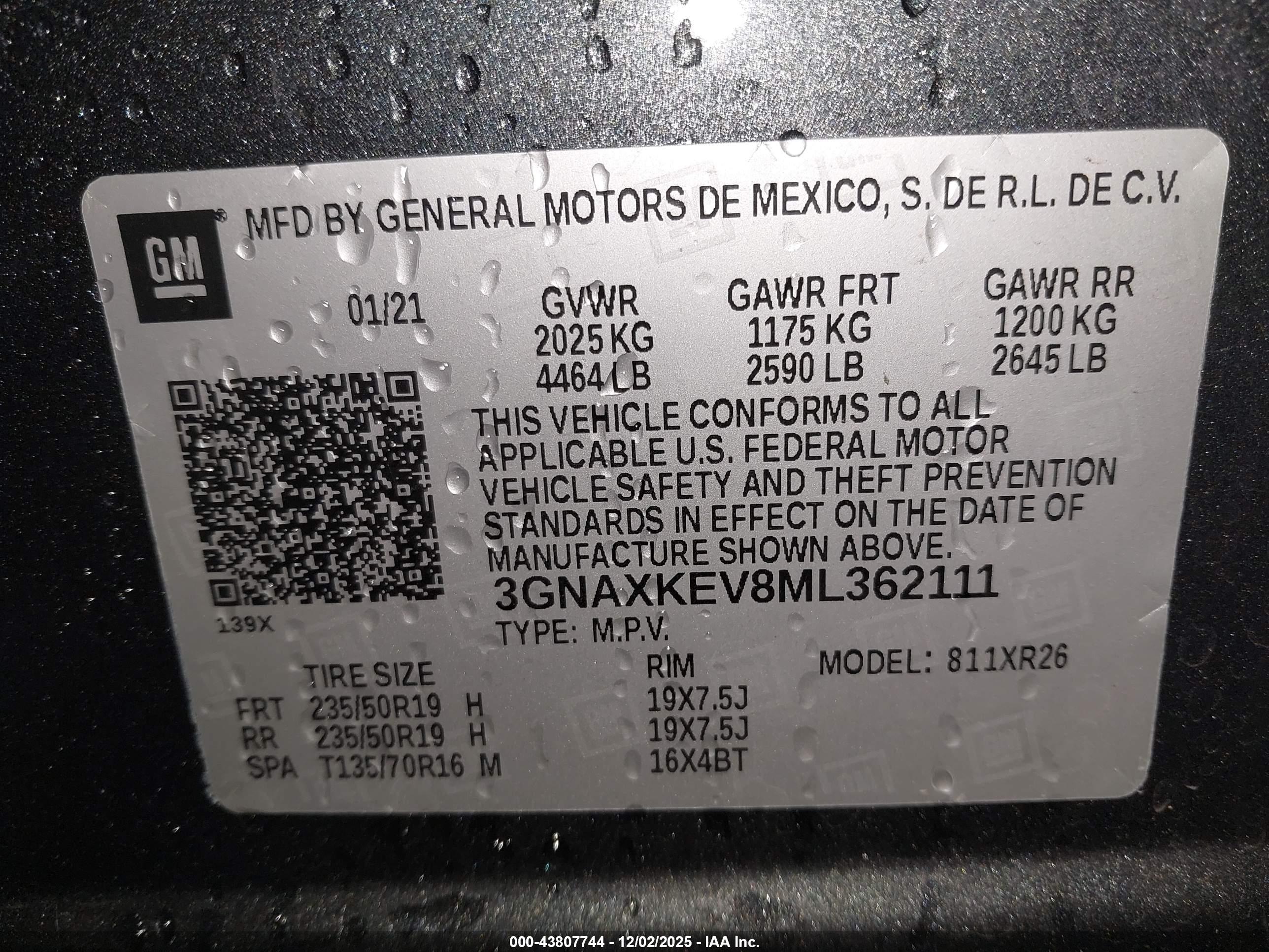 CHEVROLET EQUINOX image 9
