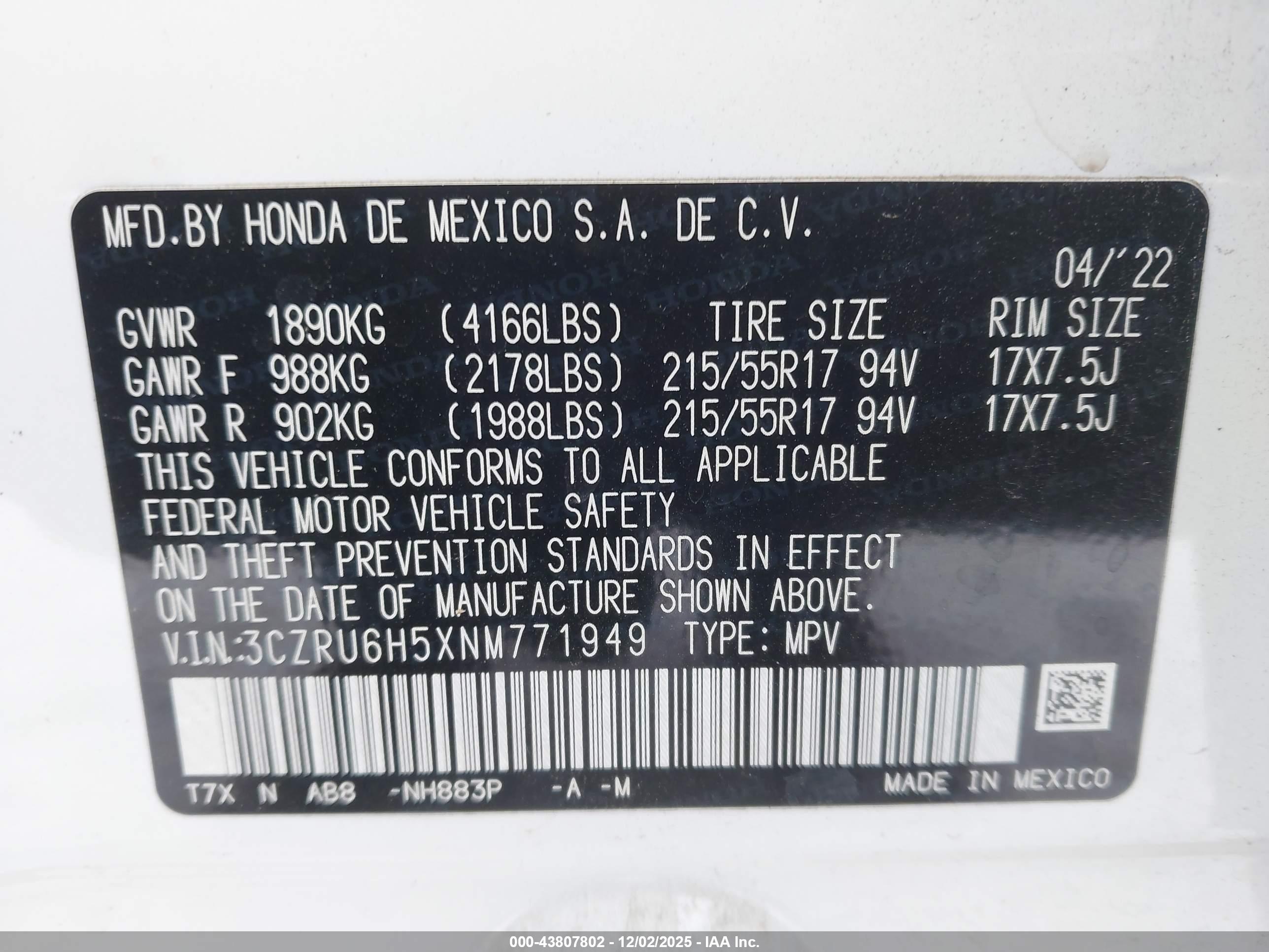 HONDA HR-V image 9