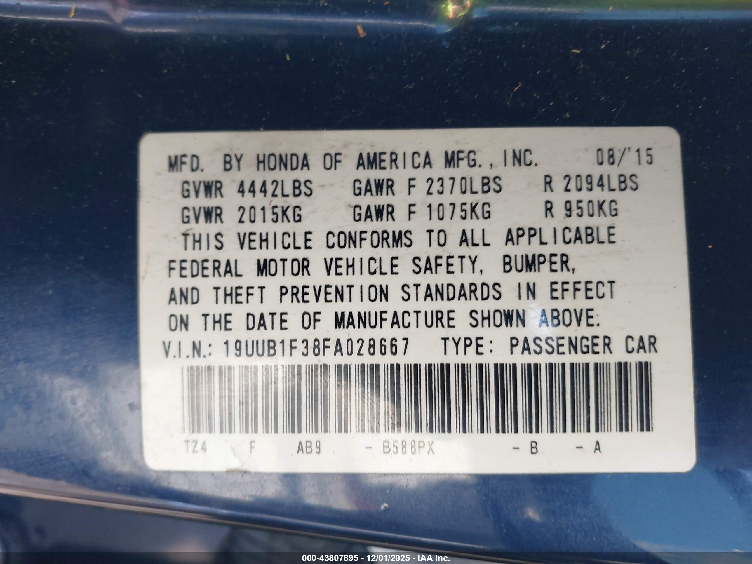 ACURA TLX image 9