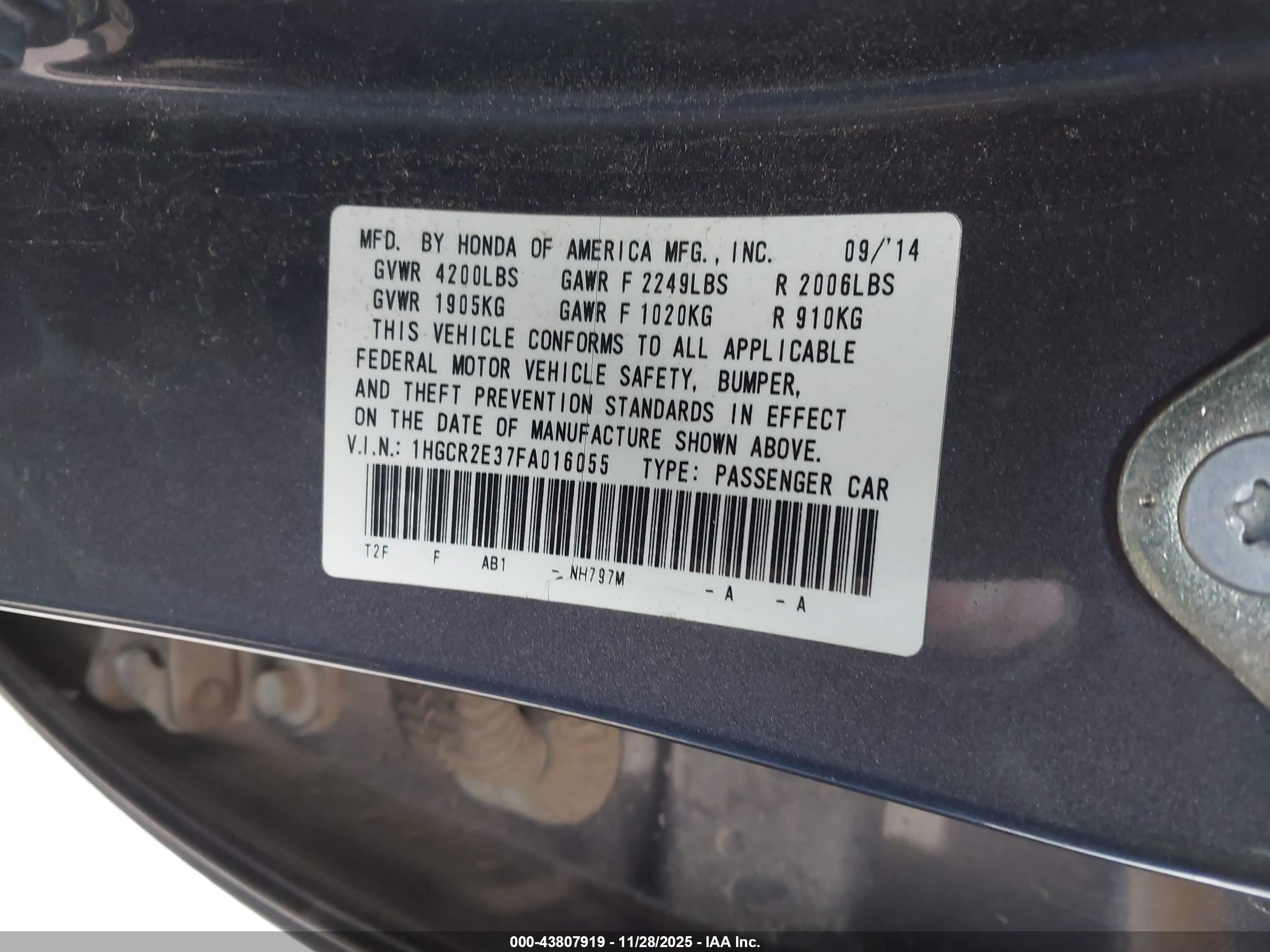 HONDA ACCORD image 9