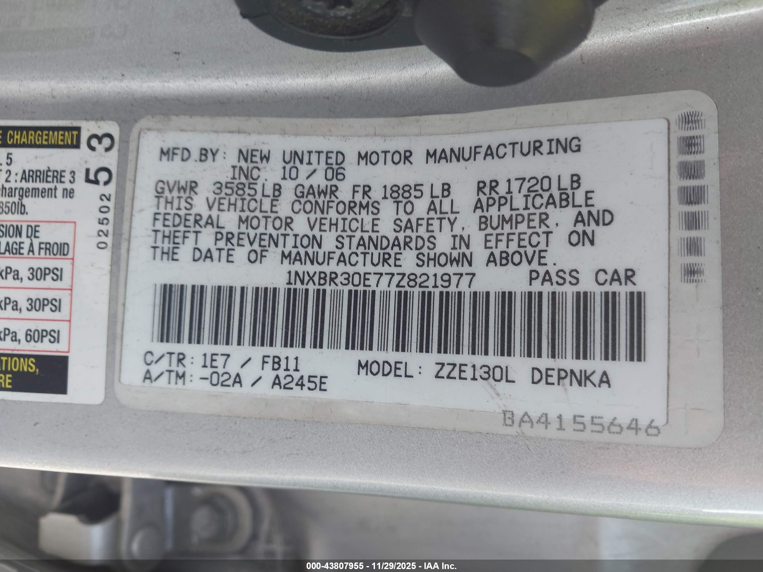 TOYOTA COROLLA image 9