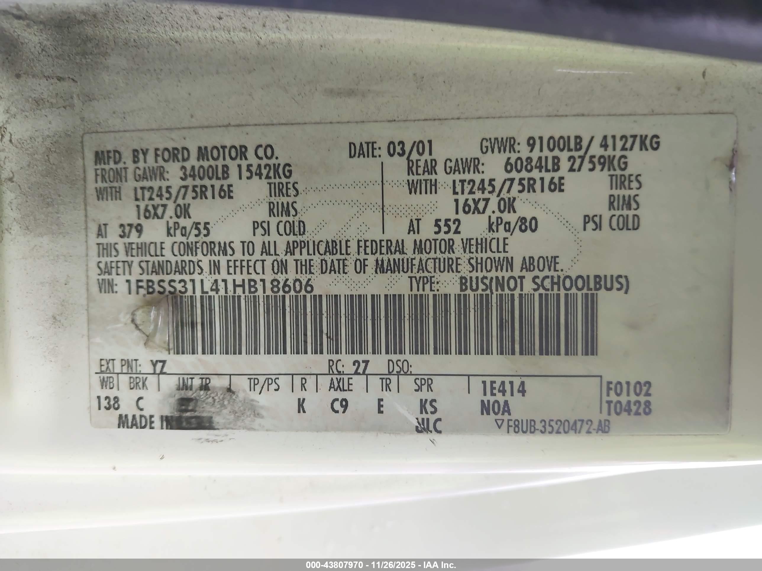 FORD E-350 image 9