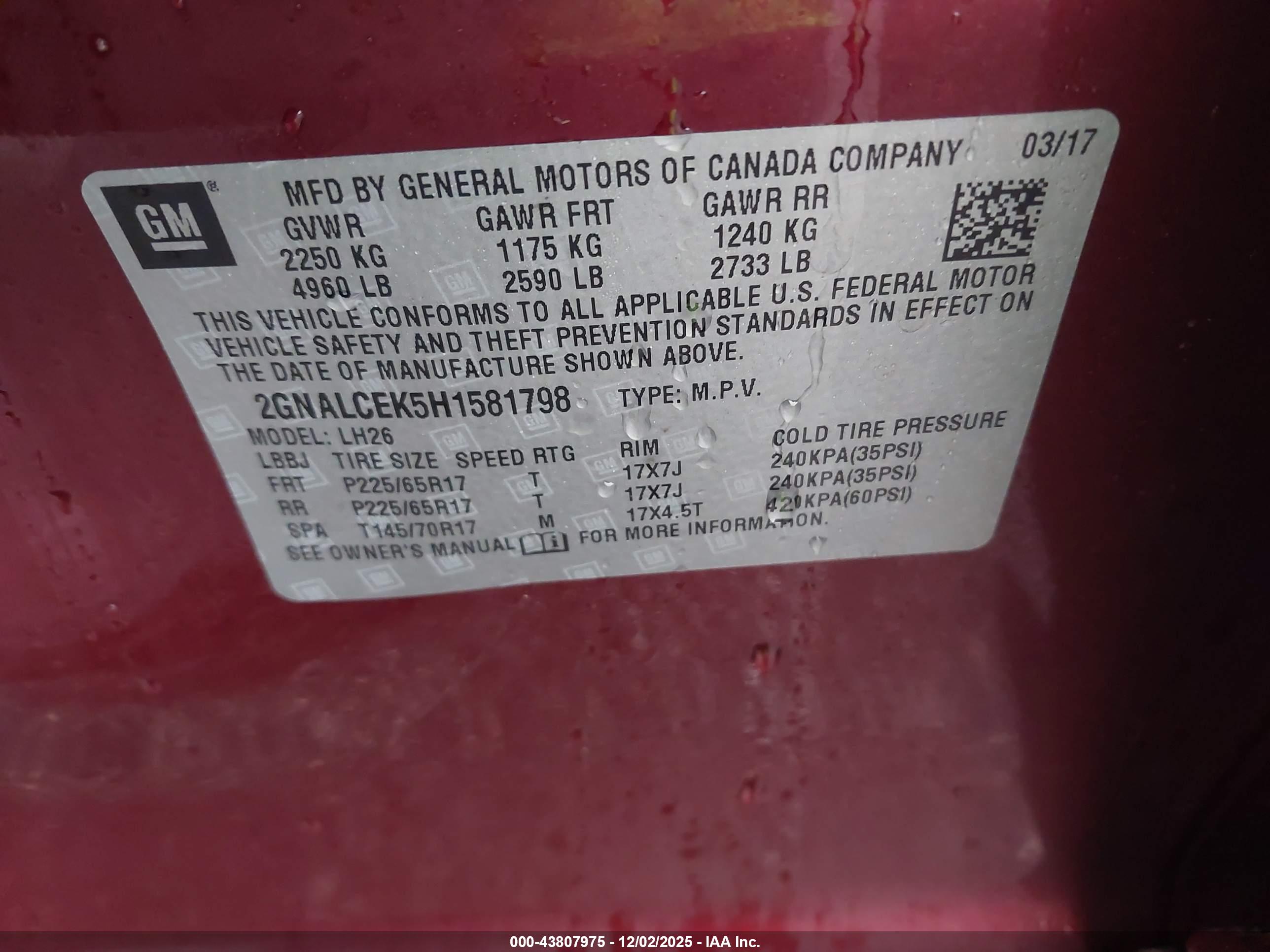 CHEVROLET EQUINOX image 9