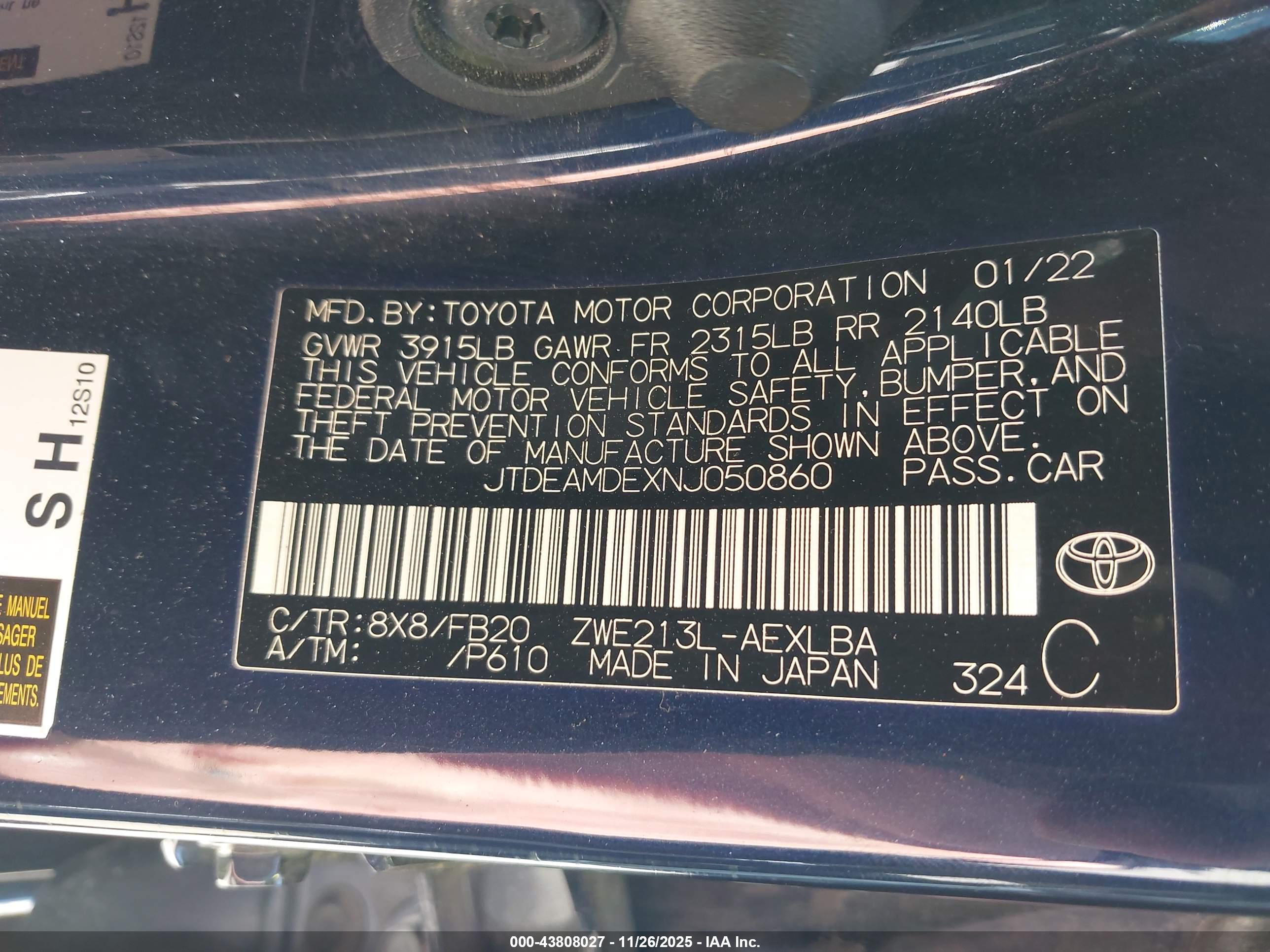 TOYOTA COROLLA image 9