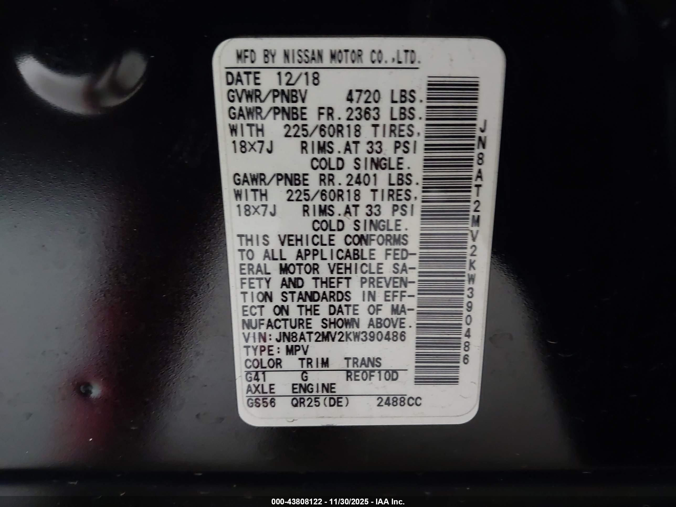 NISSAN ROGUE image 9