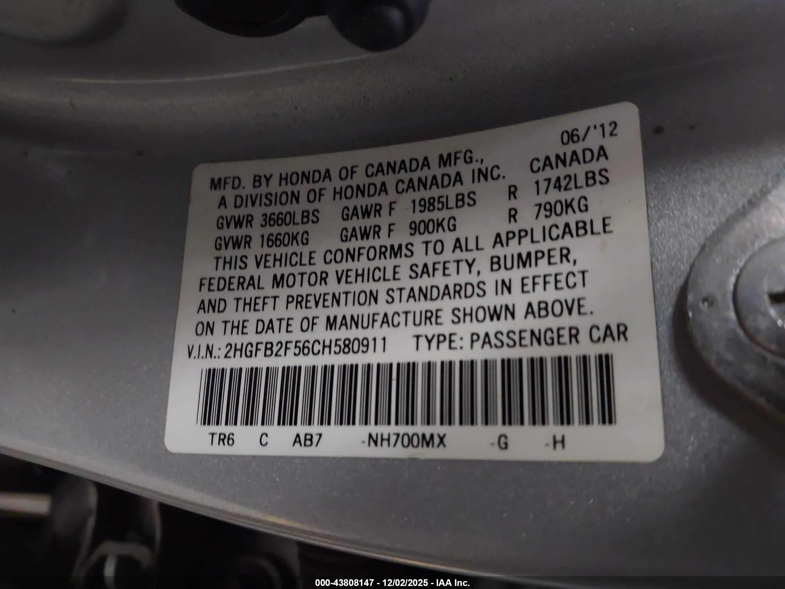 HONDA CIVIC image 9