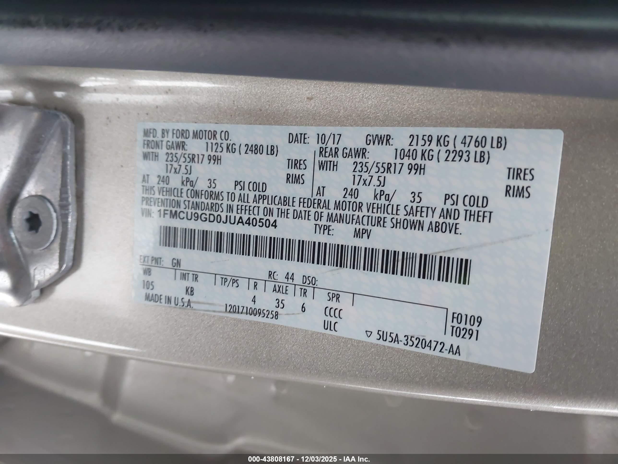 FORD ESCAPE image 9