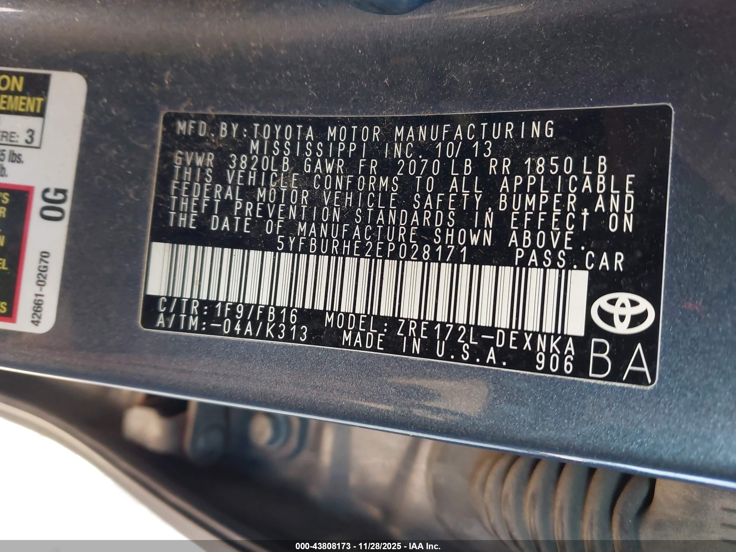 TOYOTA COROLLA image 9