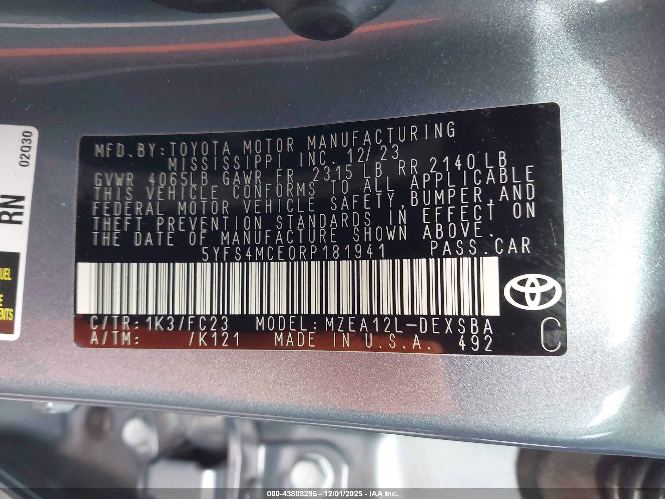 TOYOTA COROLLA image 9