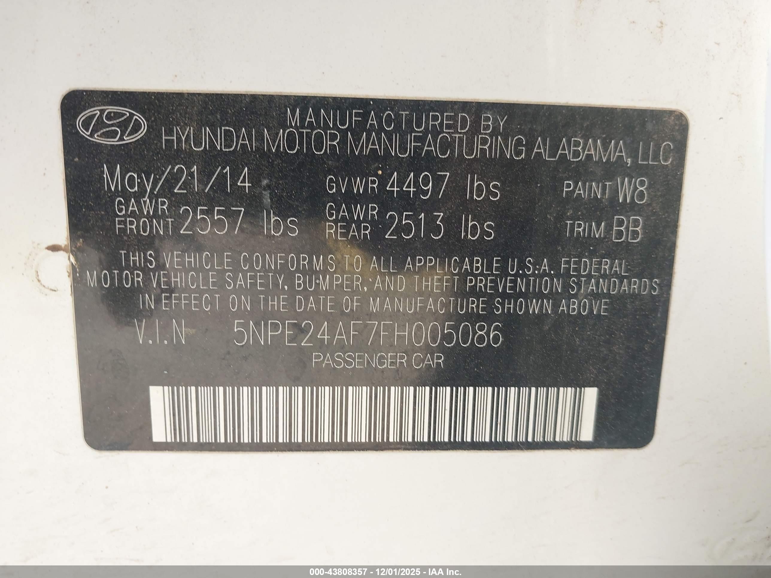 HYUNDAI SONATA image 9