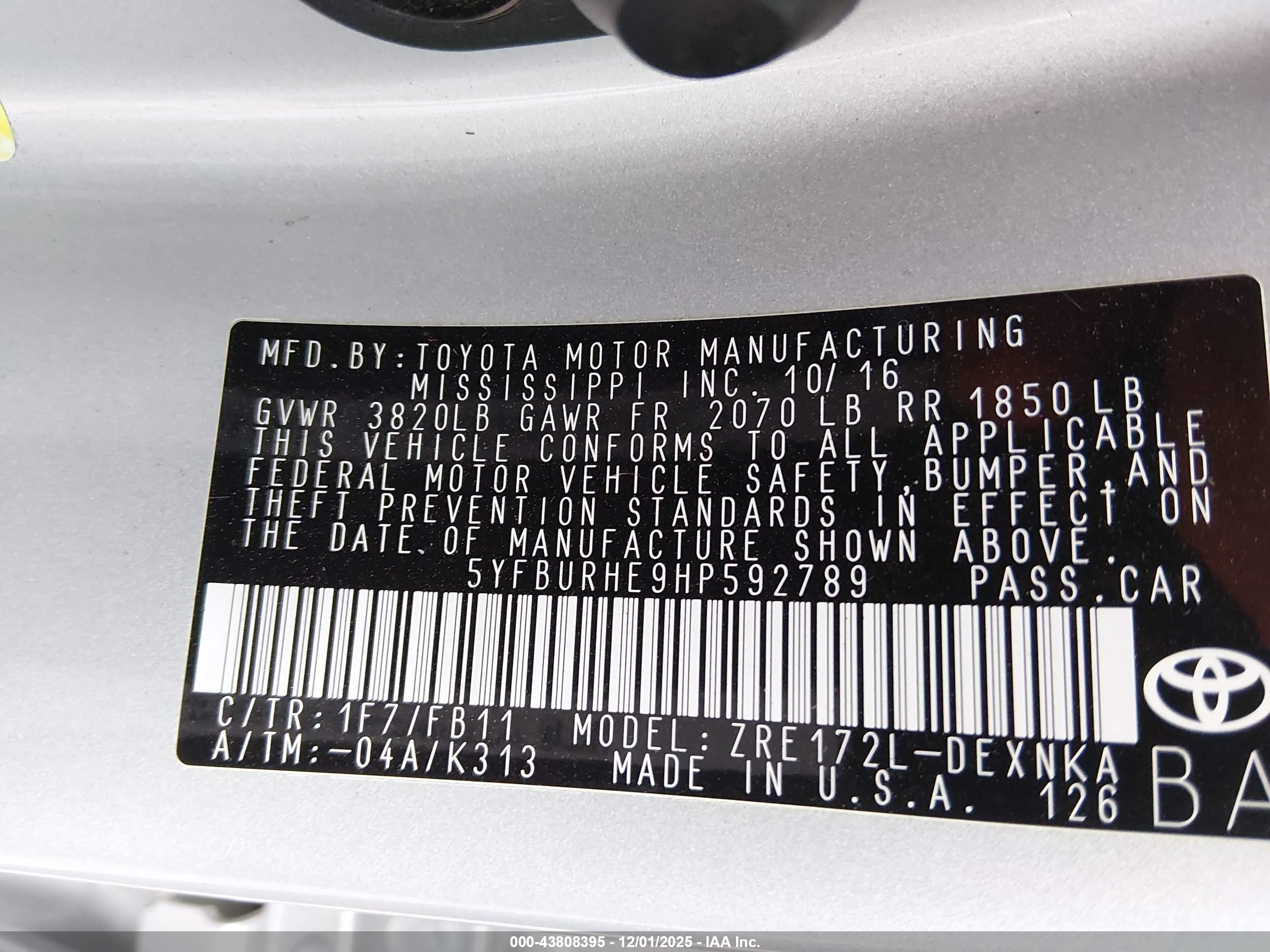 TOYOTA COROLLA image 9