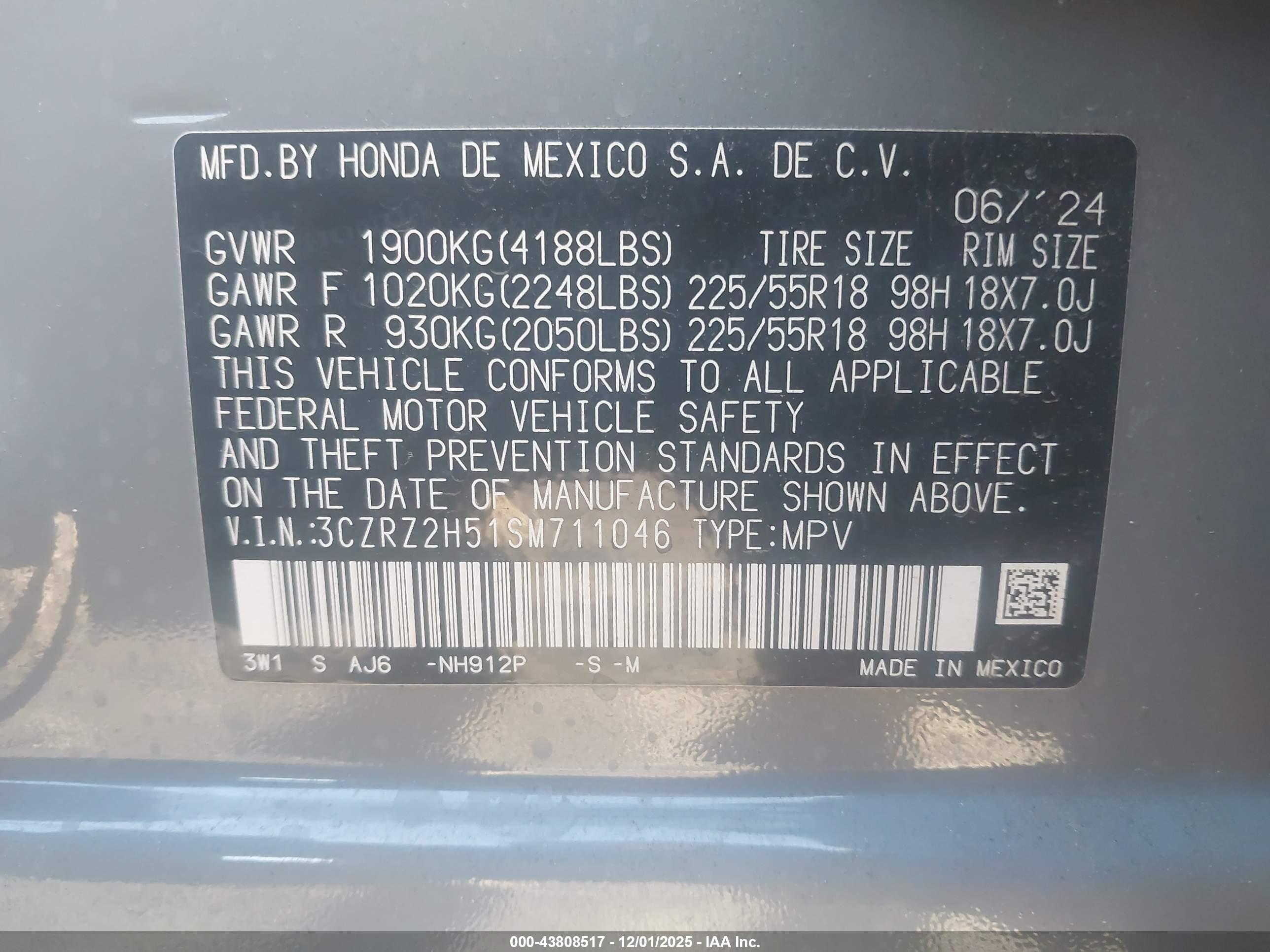 HONDA HR-V image 9