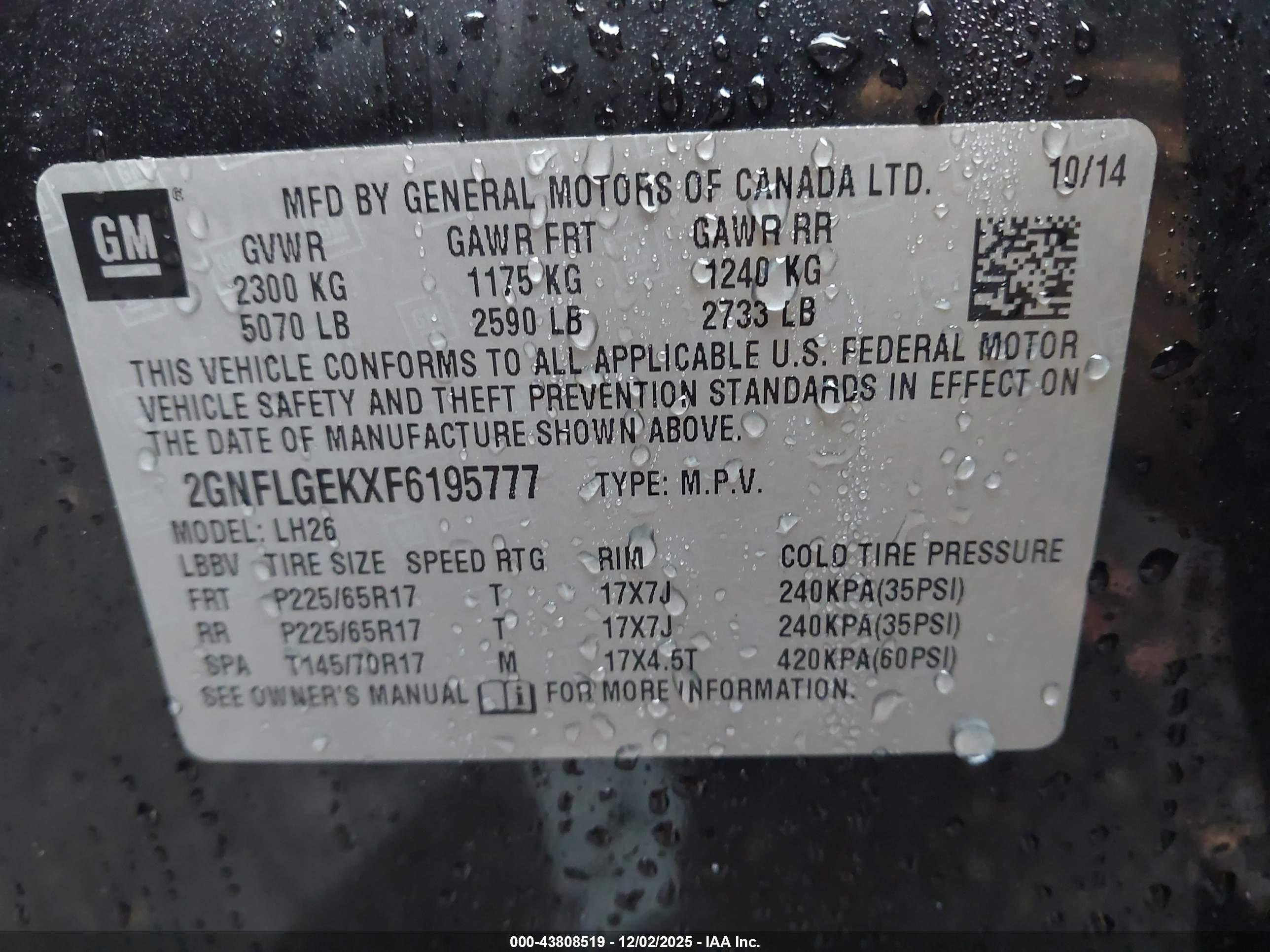 CHEVROLET EQUINOX image 9