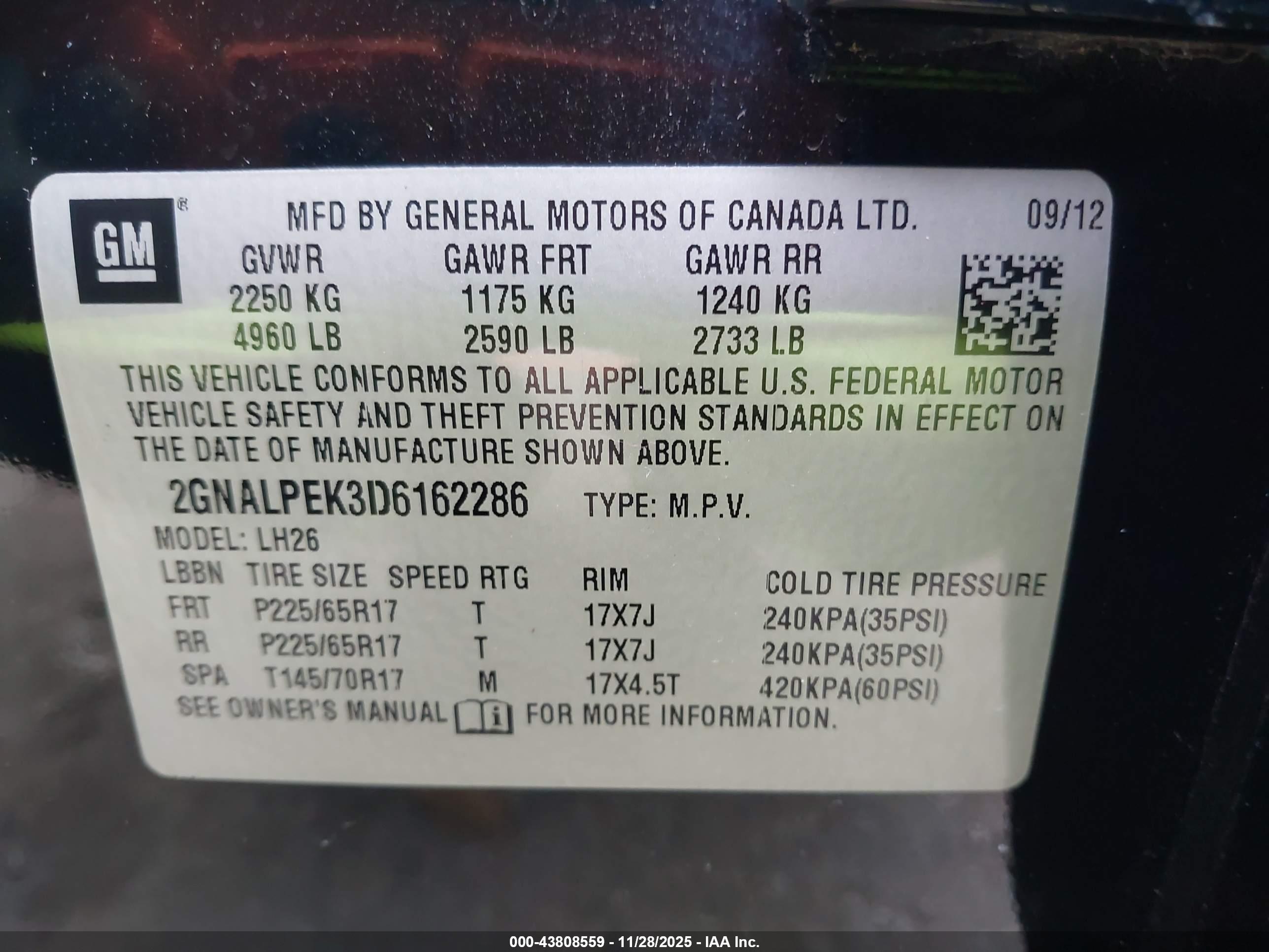 CHEVROLET EQUINOX image 9
