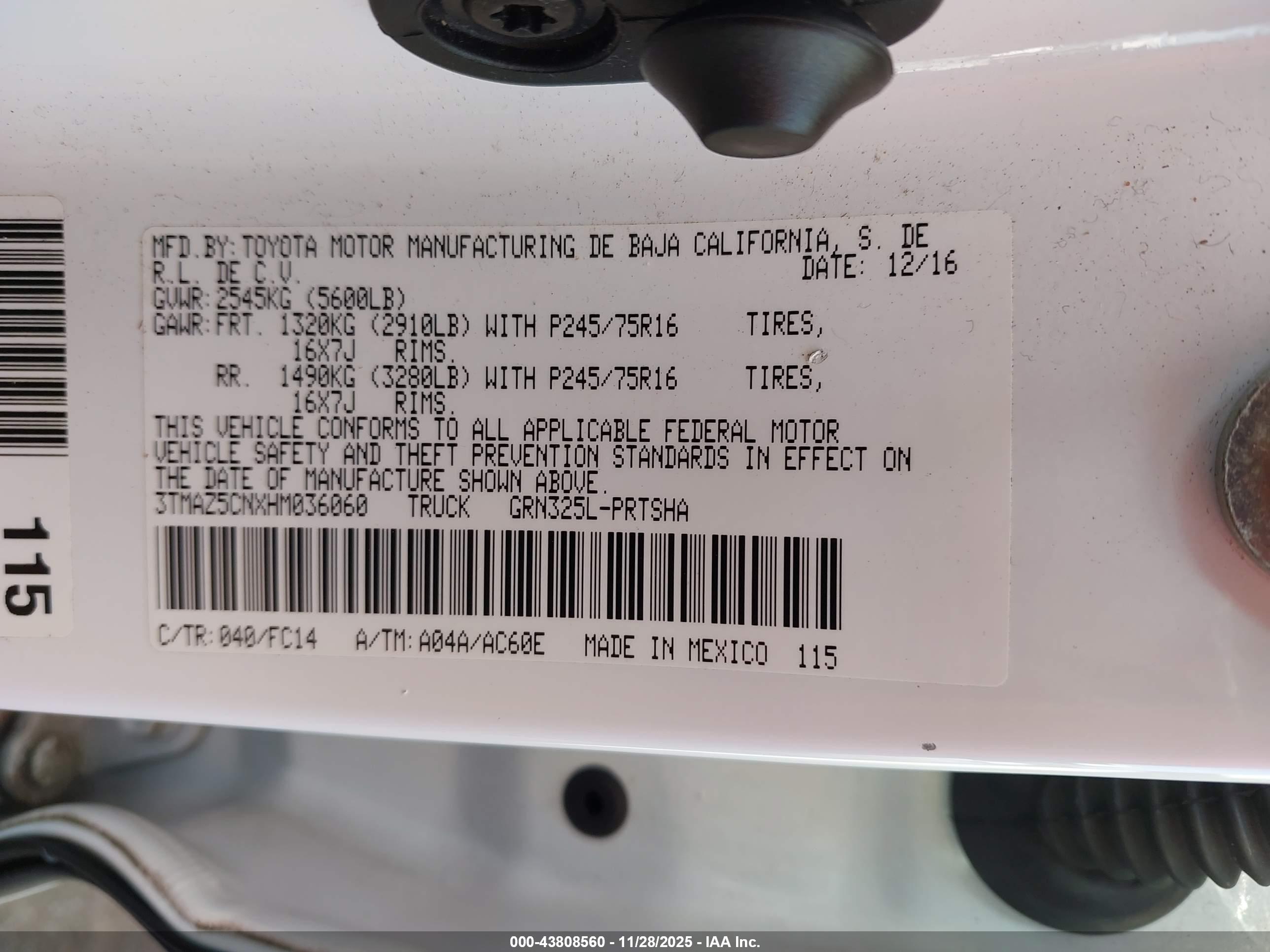 TOYOTA TACOMA image 9