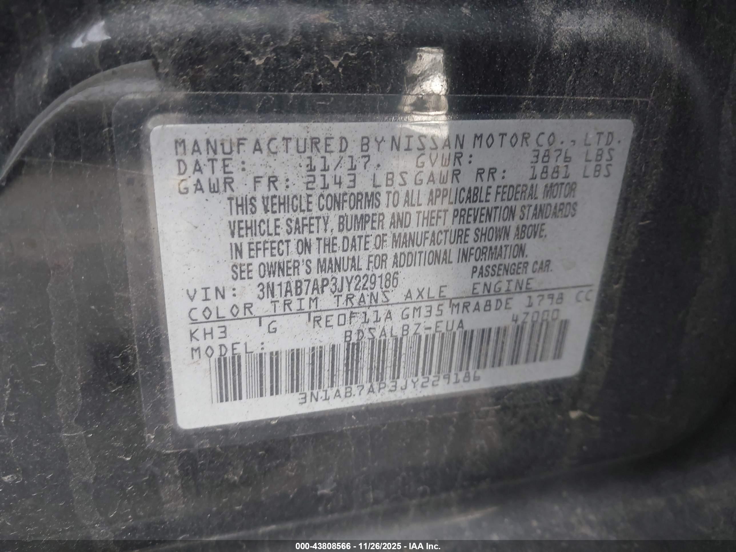 NISSAN SENTRA image 9