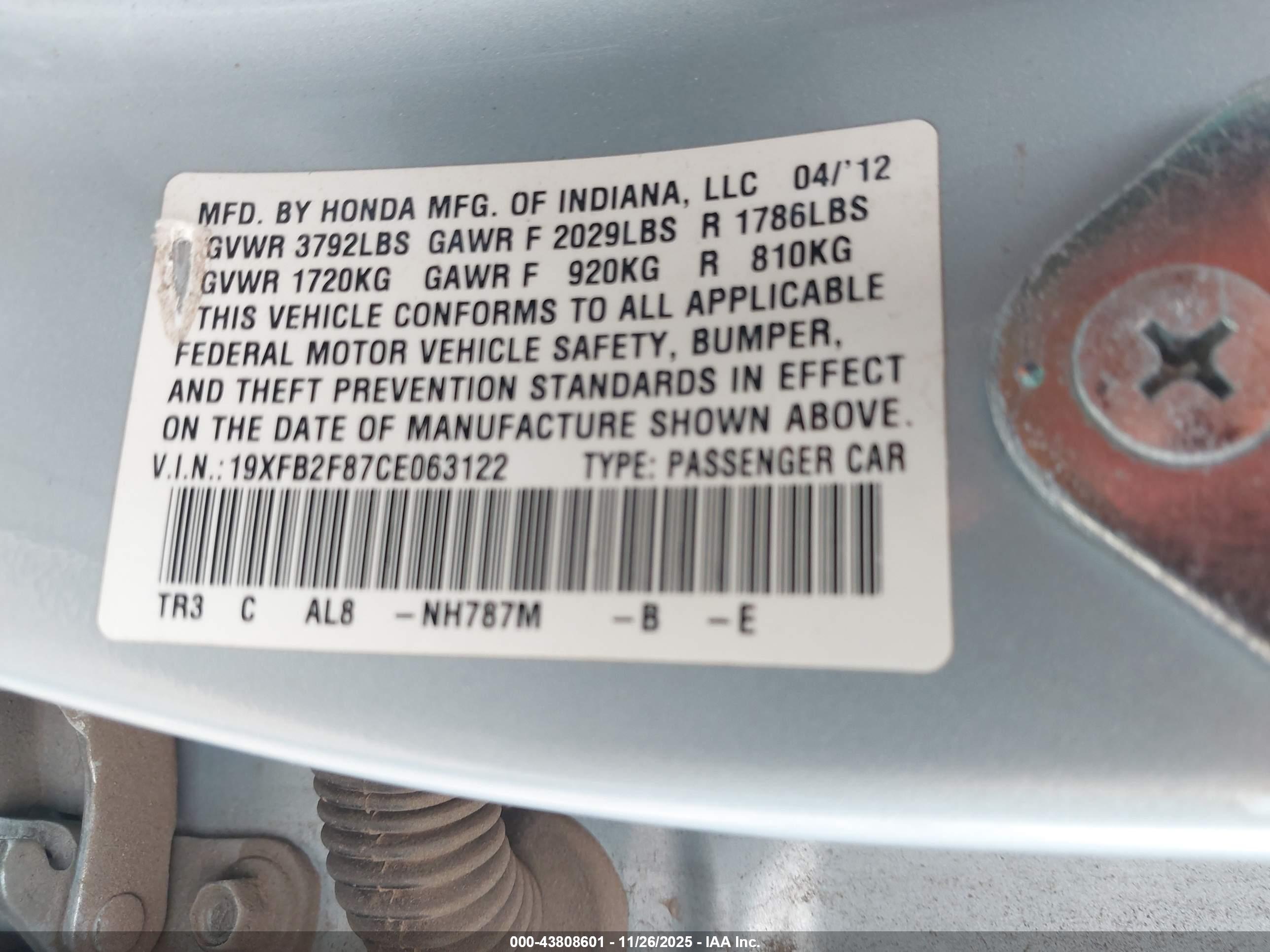 HONDA CIVIC image 9