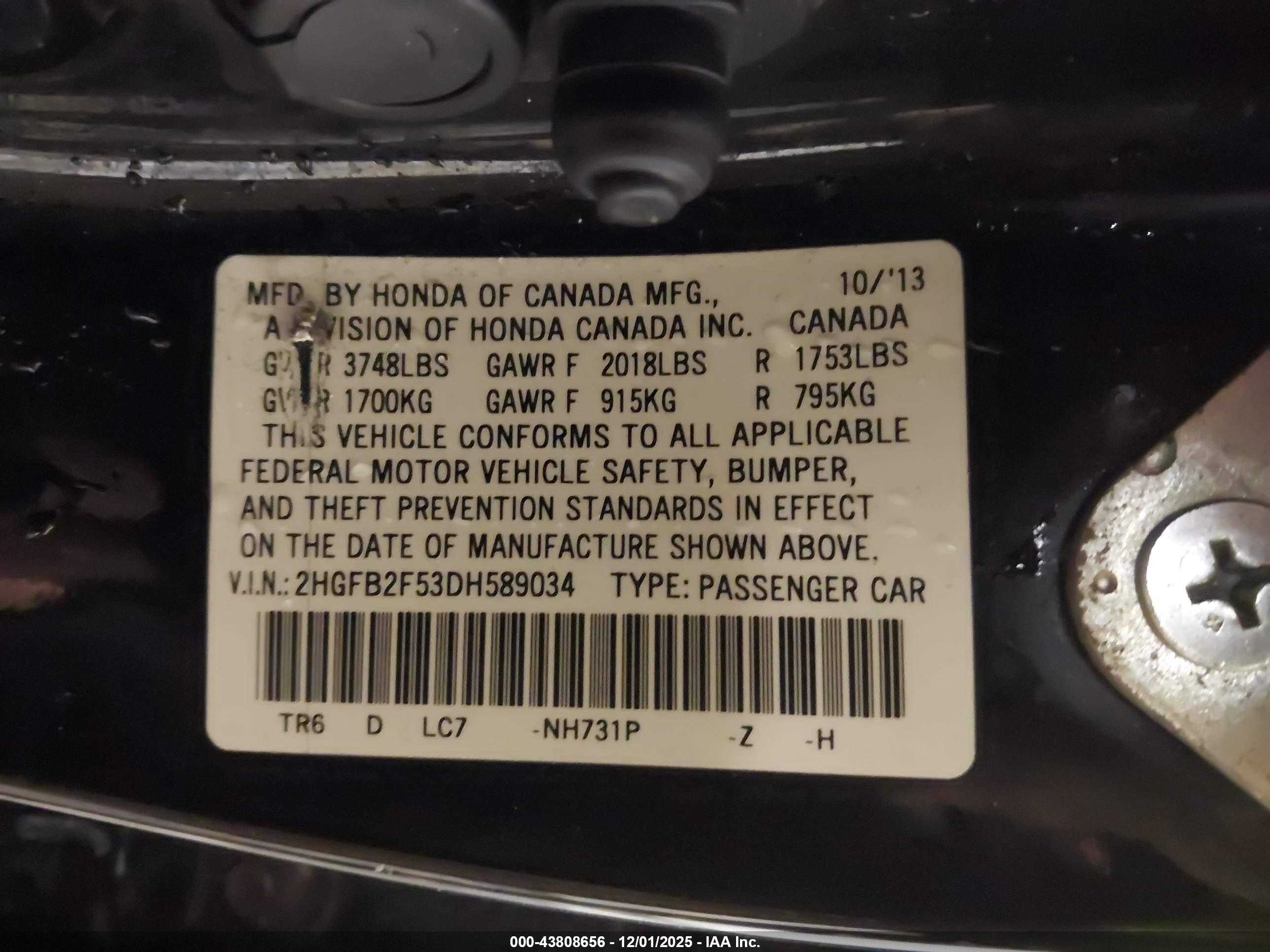 HONDA CIVIC image 9